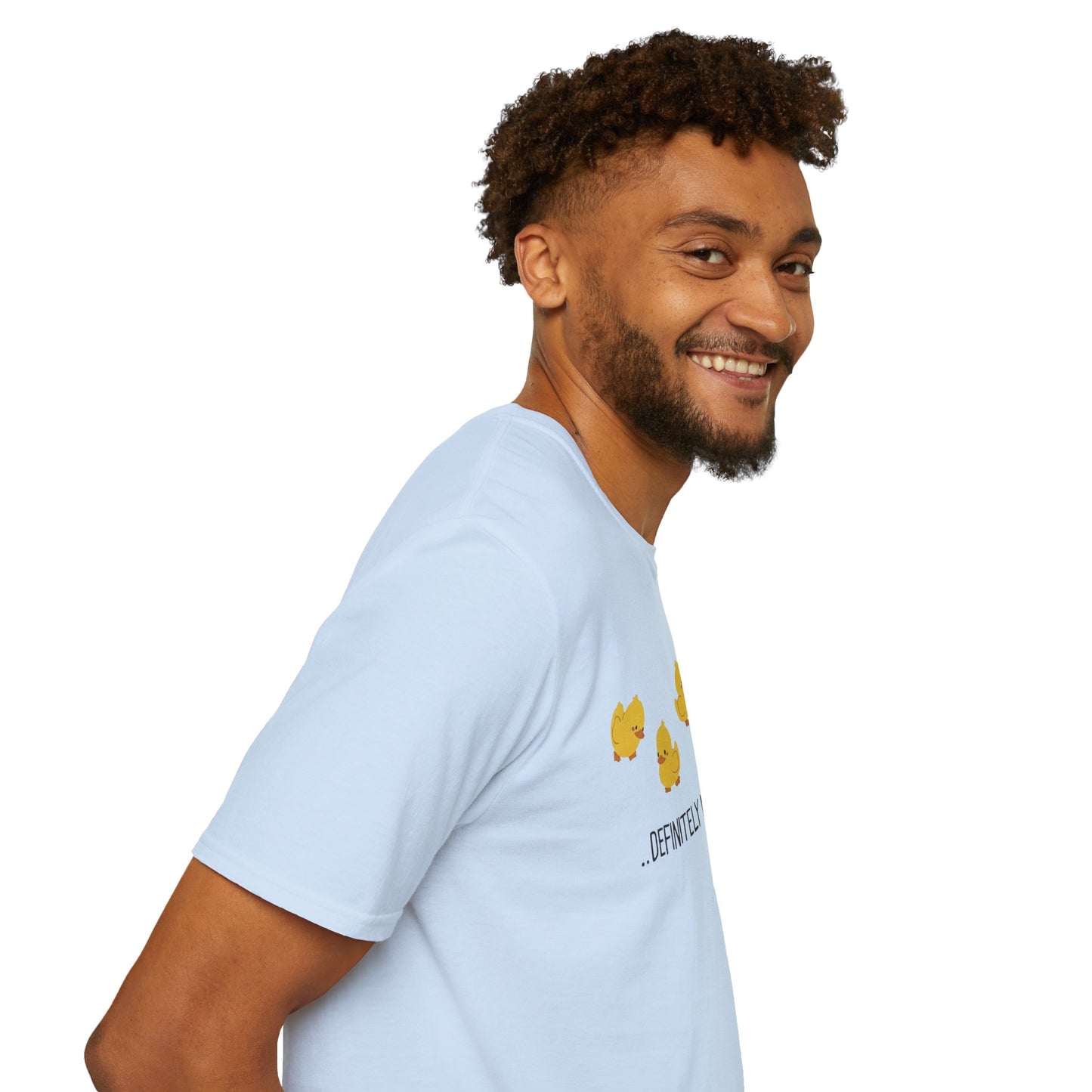Funny “Definitely Not in a Row” Ducks Shirt, Cute Humor T-Shirt, Relatable Tee for Women & Men, Great Gift for Moms, Teachers, or Friends