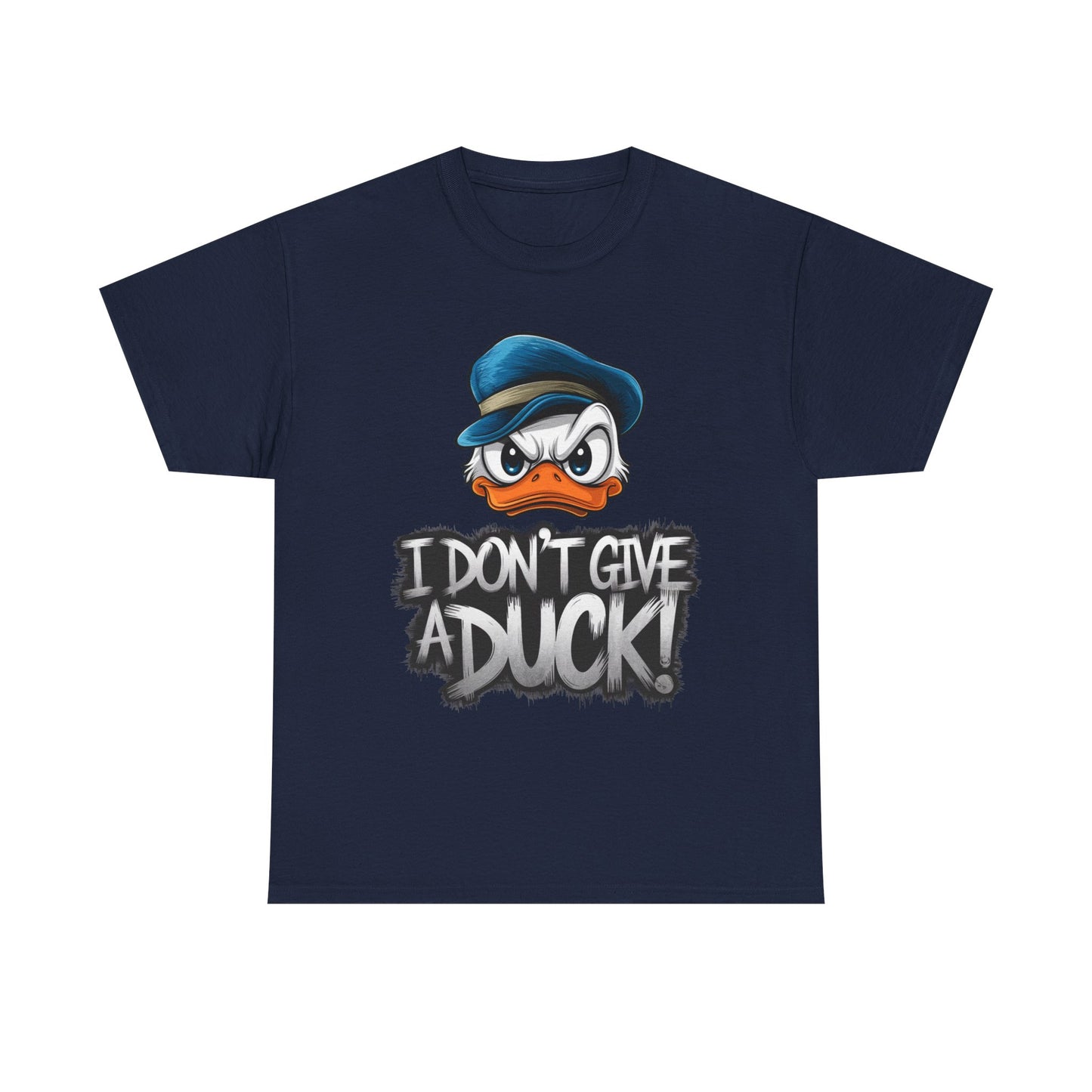 I Don’t Give a Duck Shirt – Funny Grumpy Duck Tee – Sarcastic Animal Graphic Shirt – Unisex Gift for Duck Lovers & Meme Fans