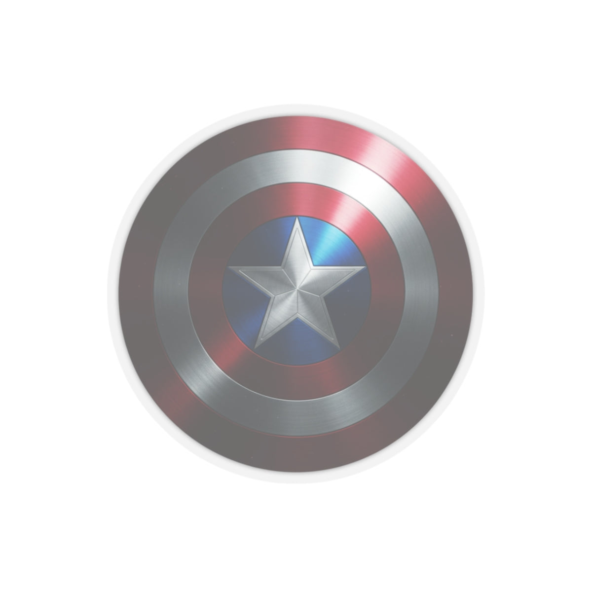 Captain America Shield Kiss-Cut Stickers - Perfect for Fans and Collectors