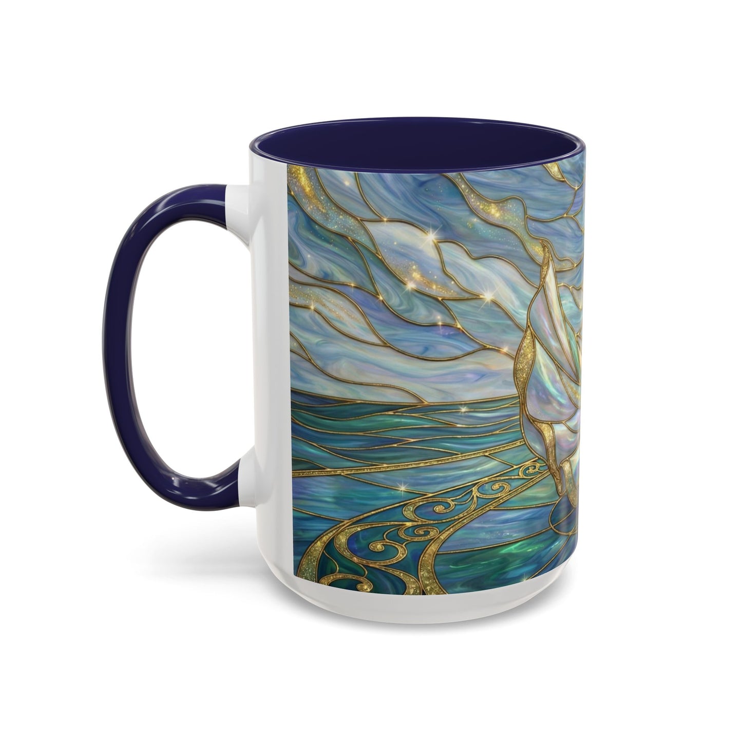 Stained Glass Mug, Dancing Couple Coffee Cup, Romantic Anniversary Gift, Ballroom Dancer Tea Cup, Wedding Present For Couple, Art Mug