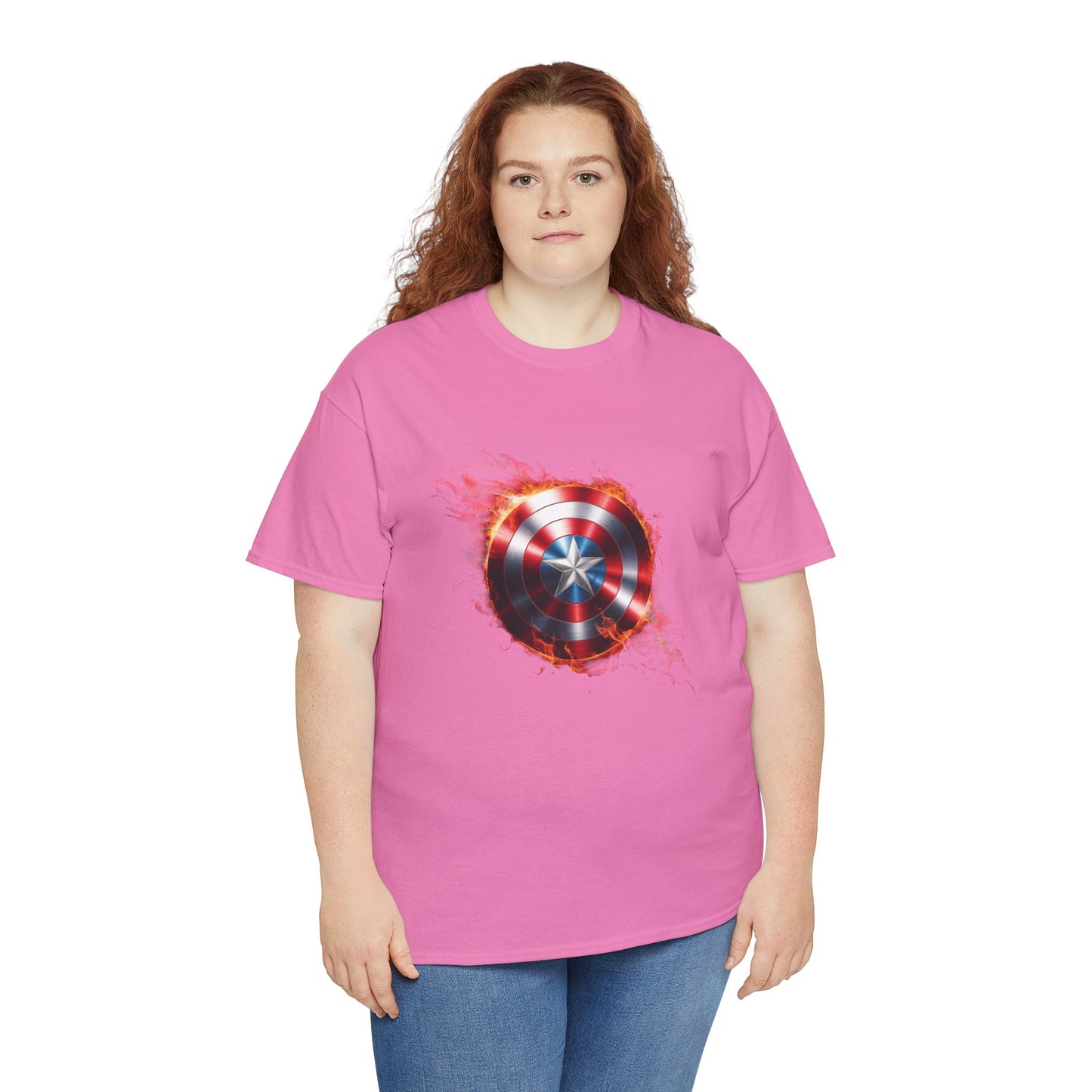 Captain America Flame Tee
