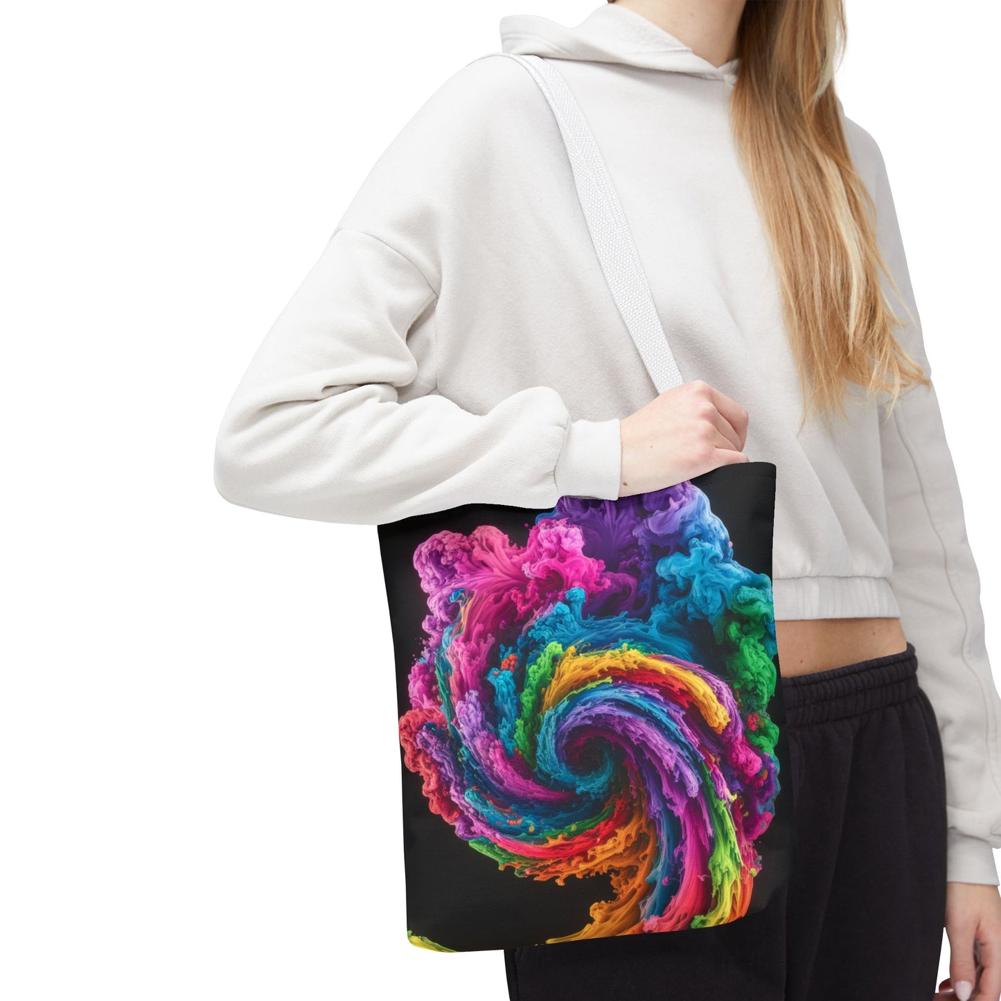 Colorful Swirl Tote Bag