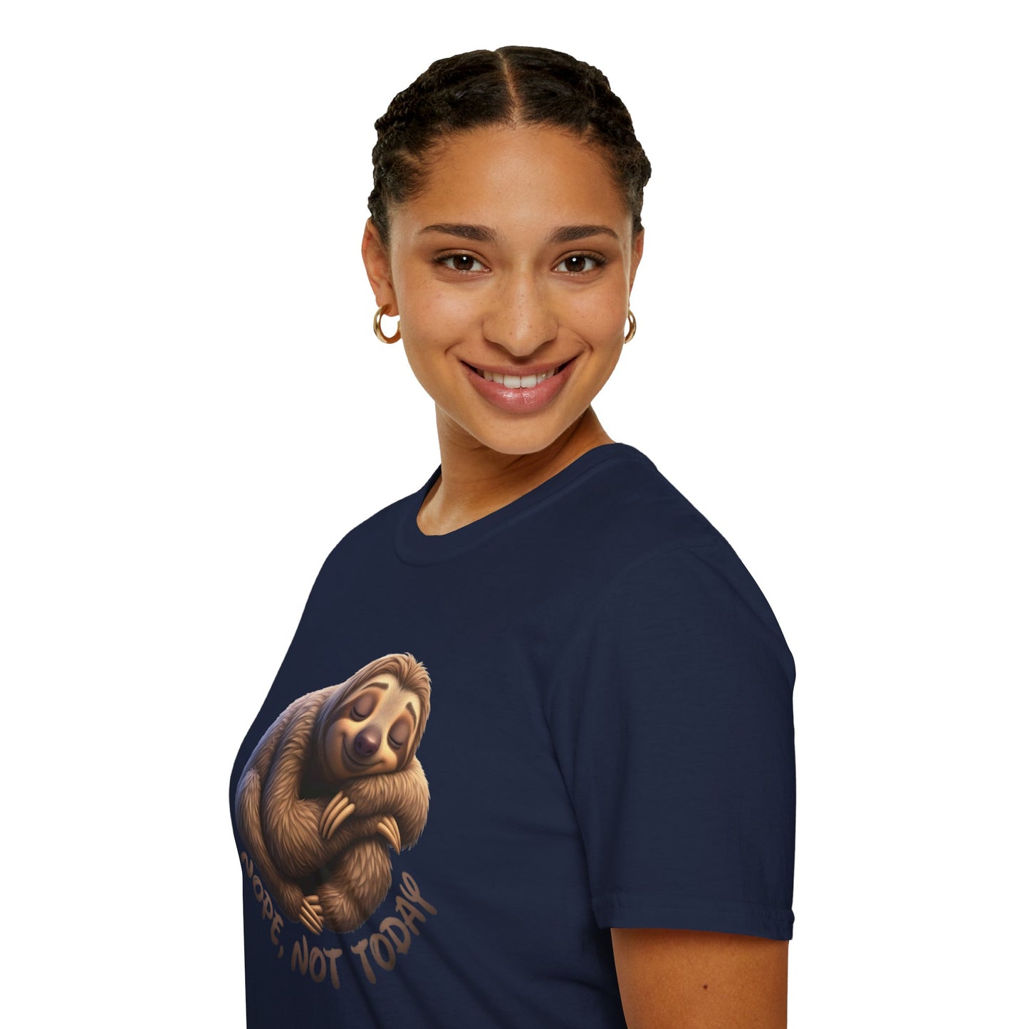 Nope Not Today Sloth T-Shirt, Funny Lazy Day Shirt, Cute Animal Lover Tee, Relaxed Humor Top, Chill Gift Idea For Men And Women