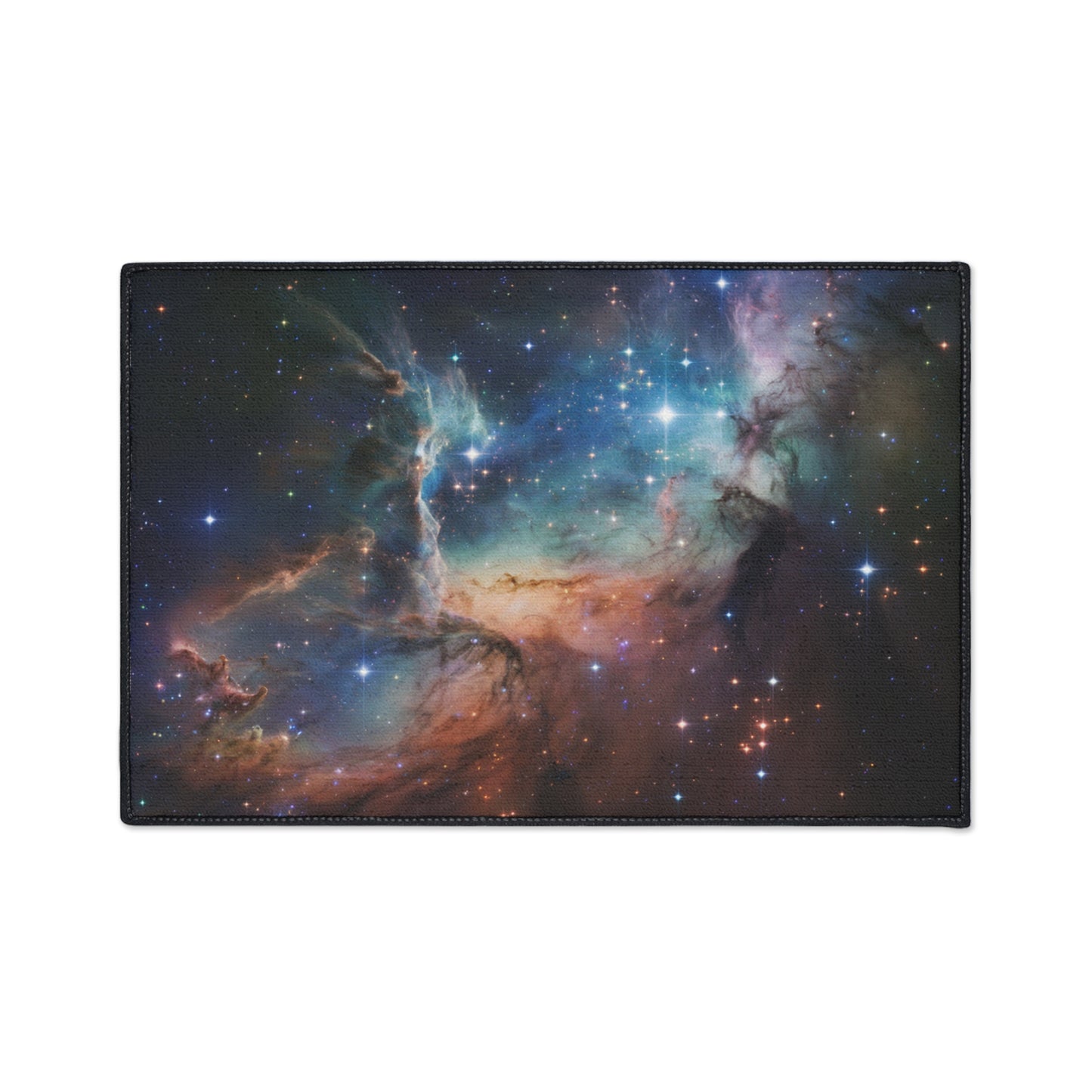 Floor Mat Space Door Mat Cosmic Welcome Mat Galactic Floor Mat Starry Welcome Mat