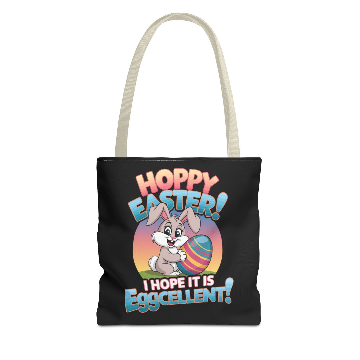 Happy Easter Tote Bag Eggcellent Bunny Design Easter Bag Easter Gift Easter Tote Accessory