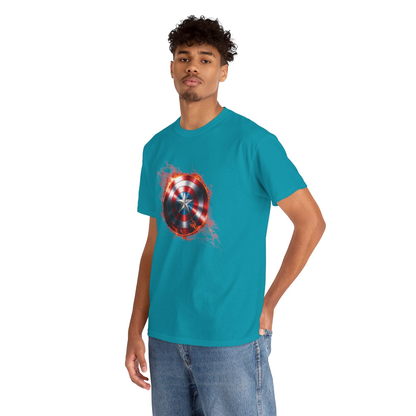 Captain America Flame Tee