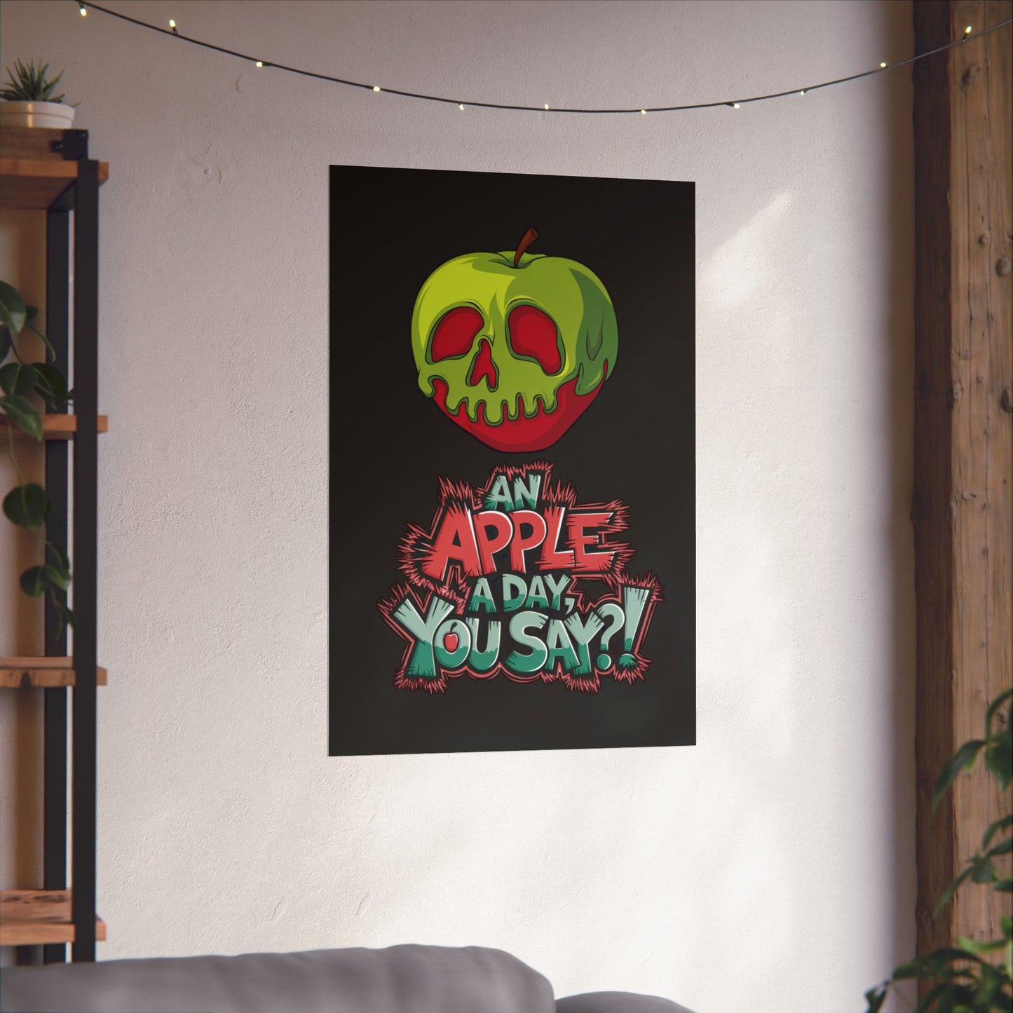 Vertical Poster - Poison Apple 'An Apple a Day You Say'