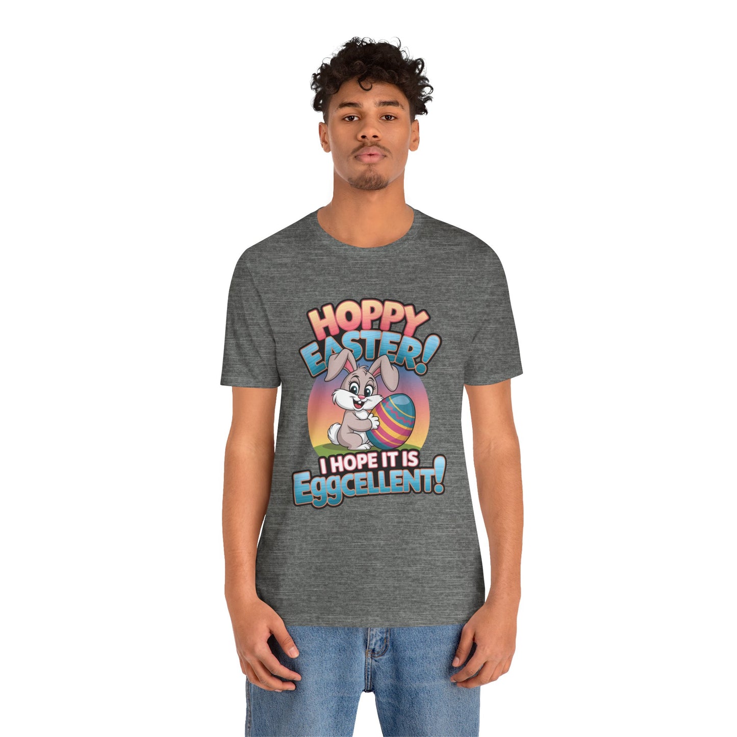 Happy Easter Unisex Tee Easter Shirt Easter Bunny T Shirt Easter Apparel Easter Bunny Outfit