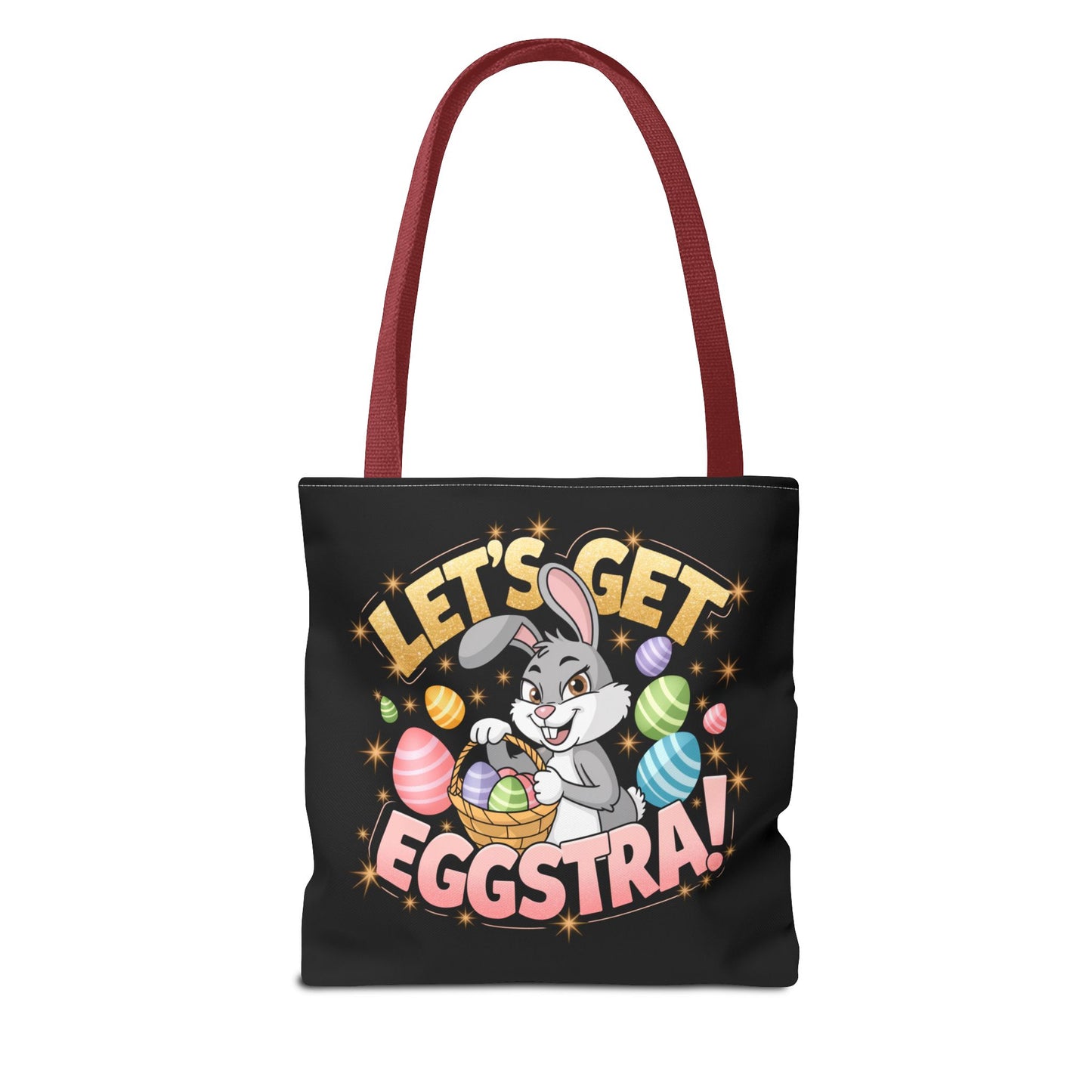 Easter Bunny Tote Bag - 'Leg's Get Eggstra'