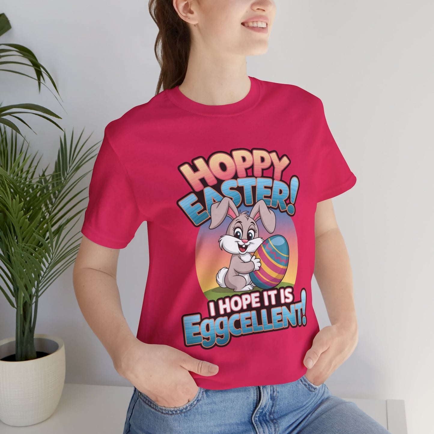 Happy Easter Unisex Tee Easter Shirt Easter Bunny T Shirt Easter Apparel Easter Bunny Outfit