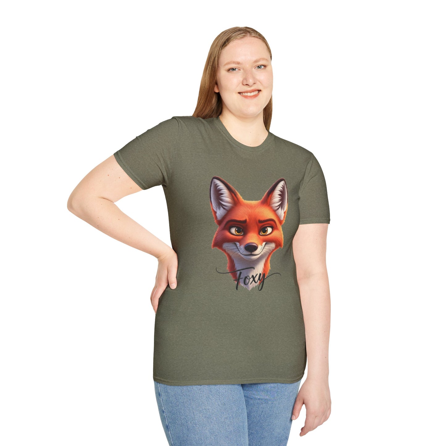 Foxy T-Shirt, Cute Fox Graphic Tee, Animal Lover Shirt, Fun And Confident Top, Playful Pun Gift, Soft Cotton Tee For Everyday Wear