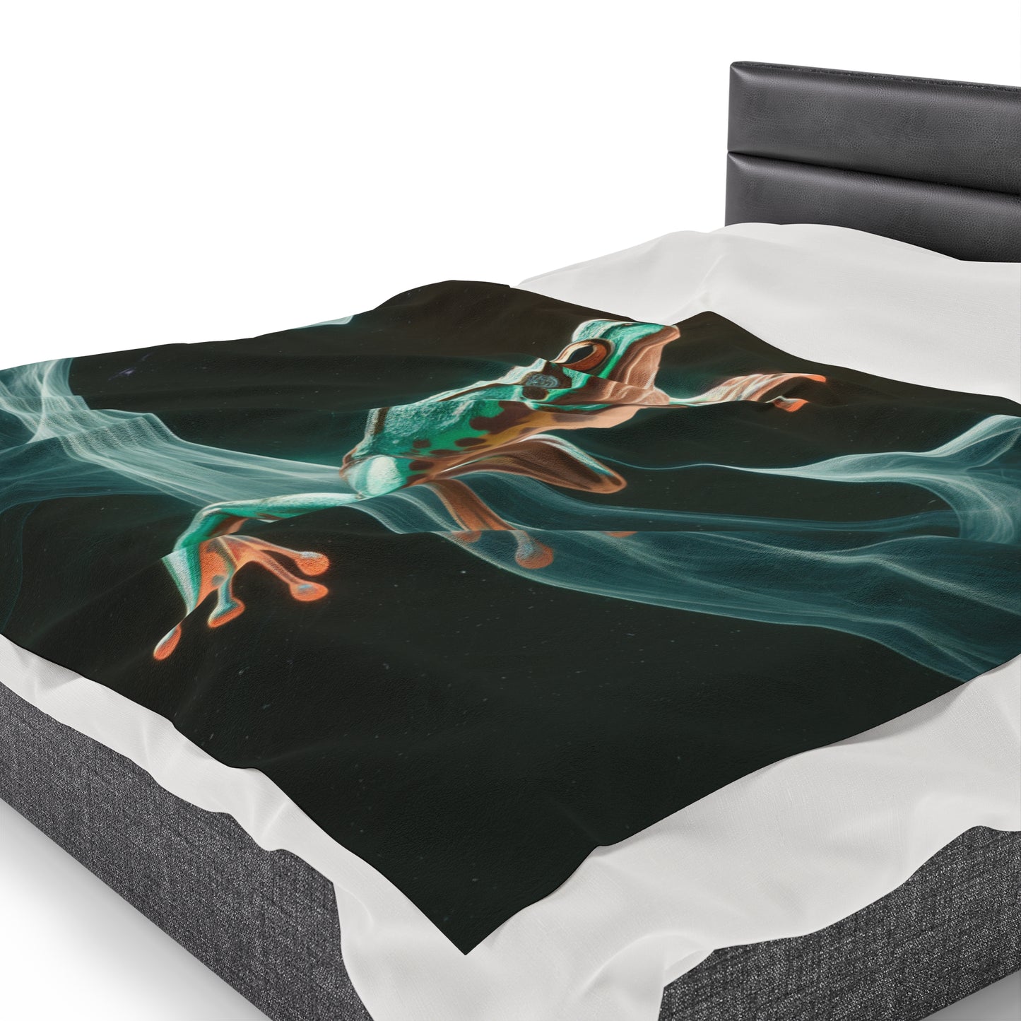 Plush Blanket - Fun Frog Design