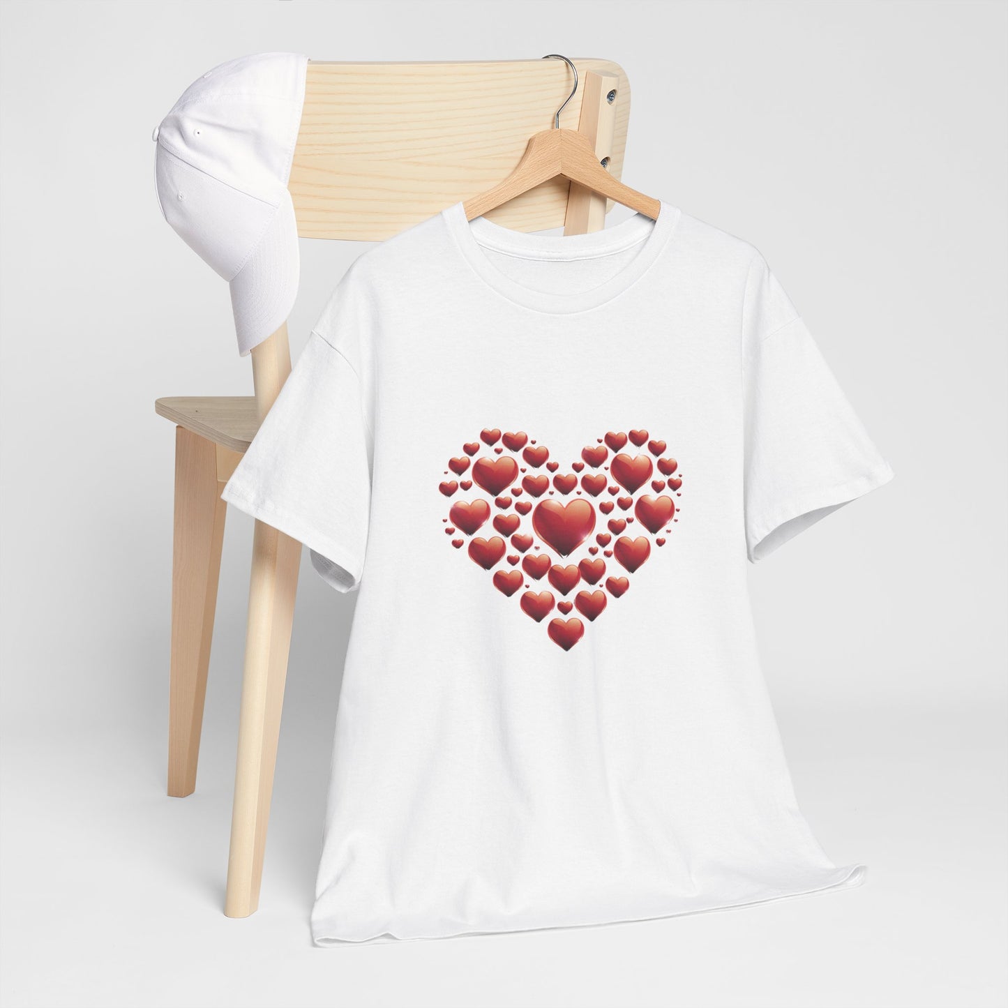 Heart Of Hearts Shirt, Minimal Valentine Shirt, Red Heart Graphic Tee, Love Aesthetic T Shirt, Valentine Gift Shirt