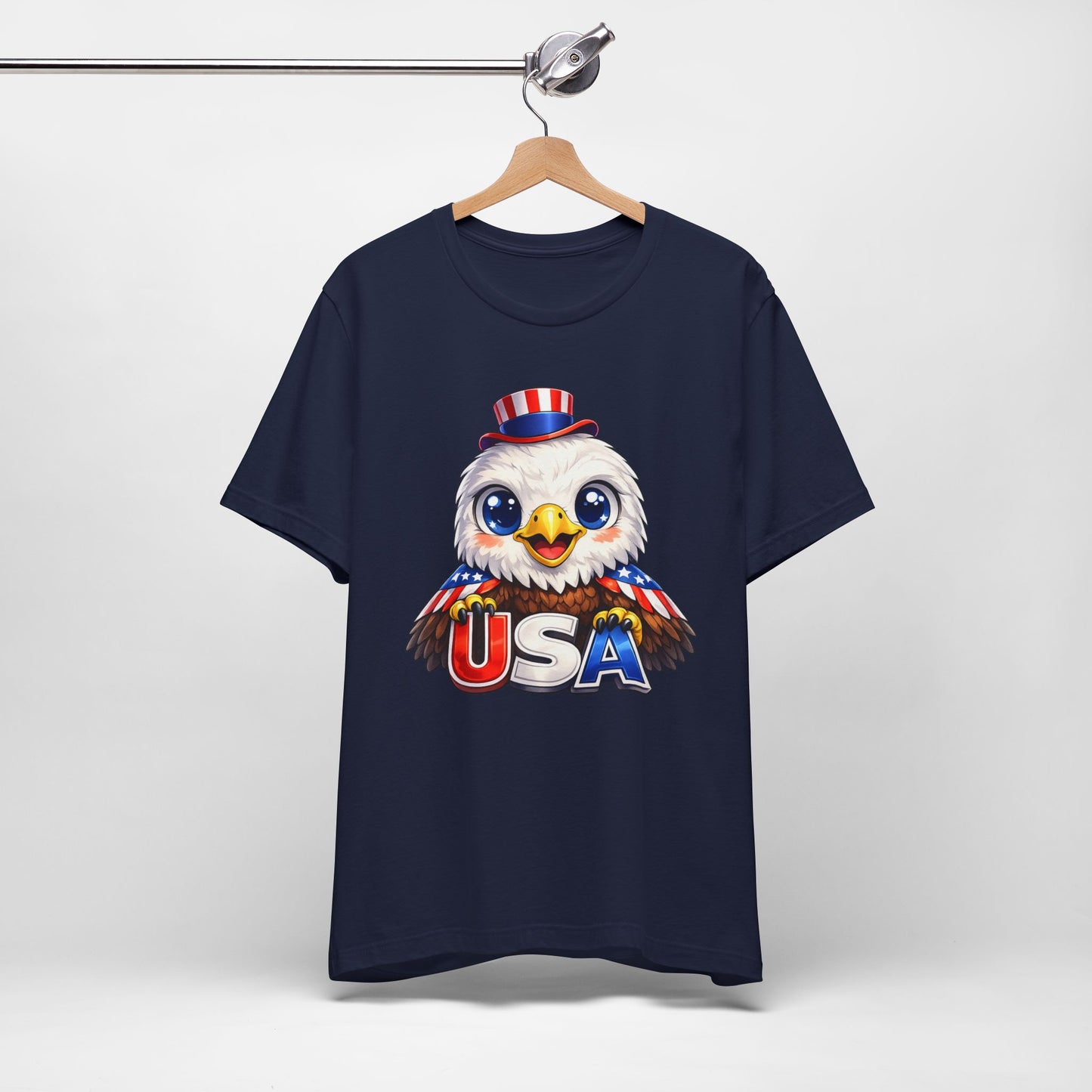 Cute USA Eagle Shirt, Patriotic Eagle T Shirt, Fourth Of July Shirt, American Flag Eagle Tee, Freedom Graphic Shirt, USA Pride Top
