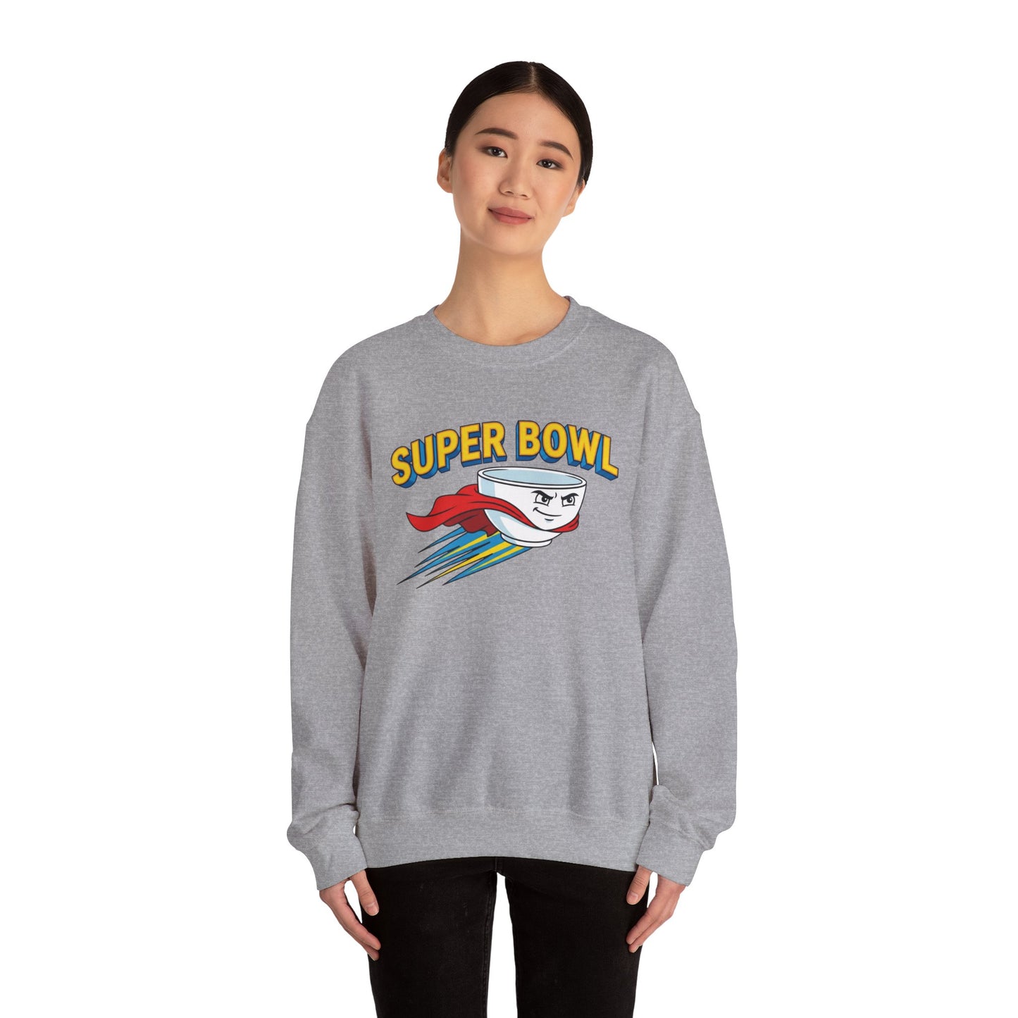 Super Bowl Sweatshirt, Funny Super Bowl Shirt, Football Party Sweatshirt, Game Day Crewneck, Bowl Pun Sweatshirt, Unisex Graphic Crew