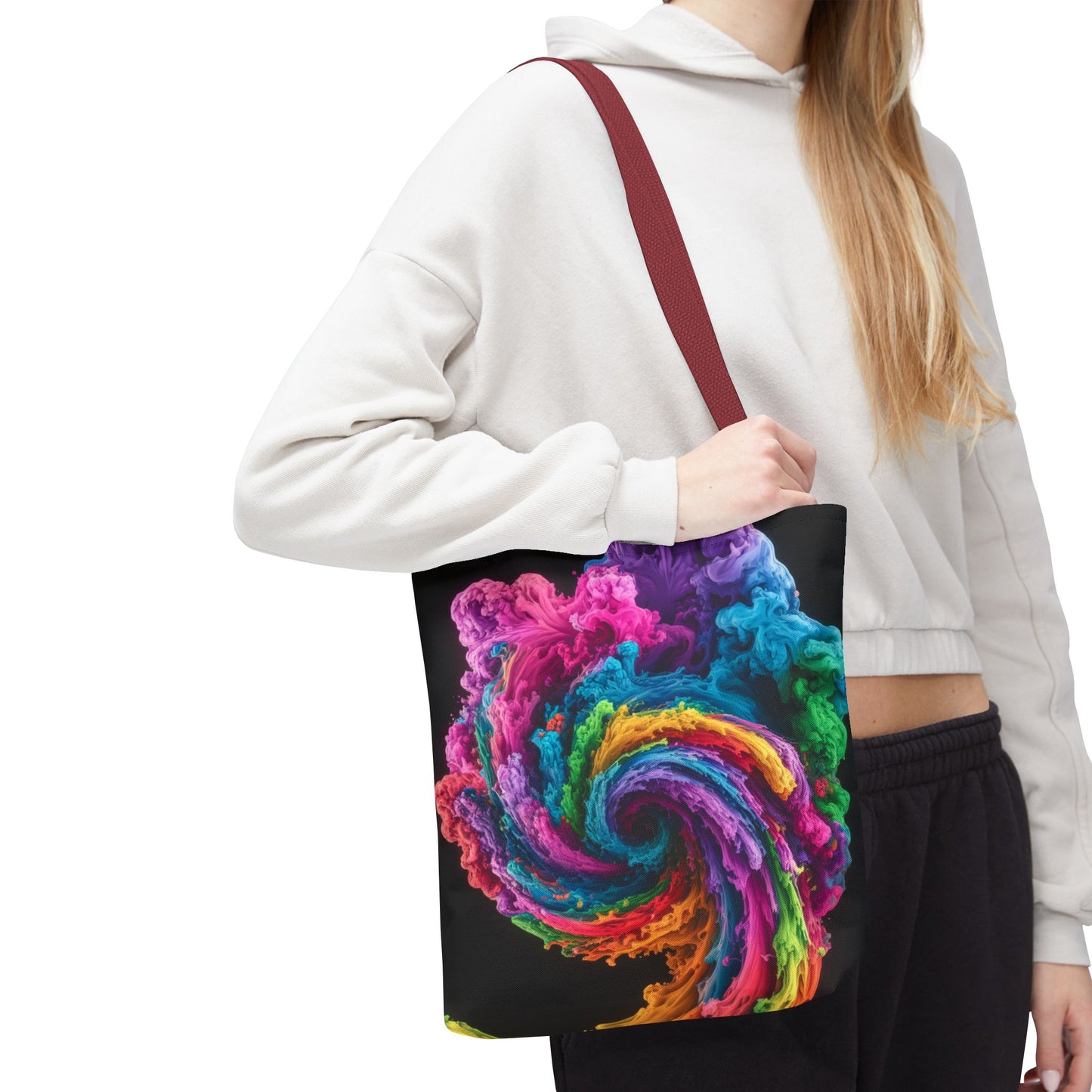 Colorful Swirl Tote Bag