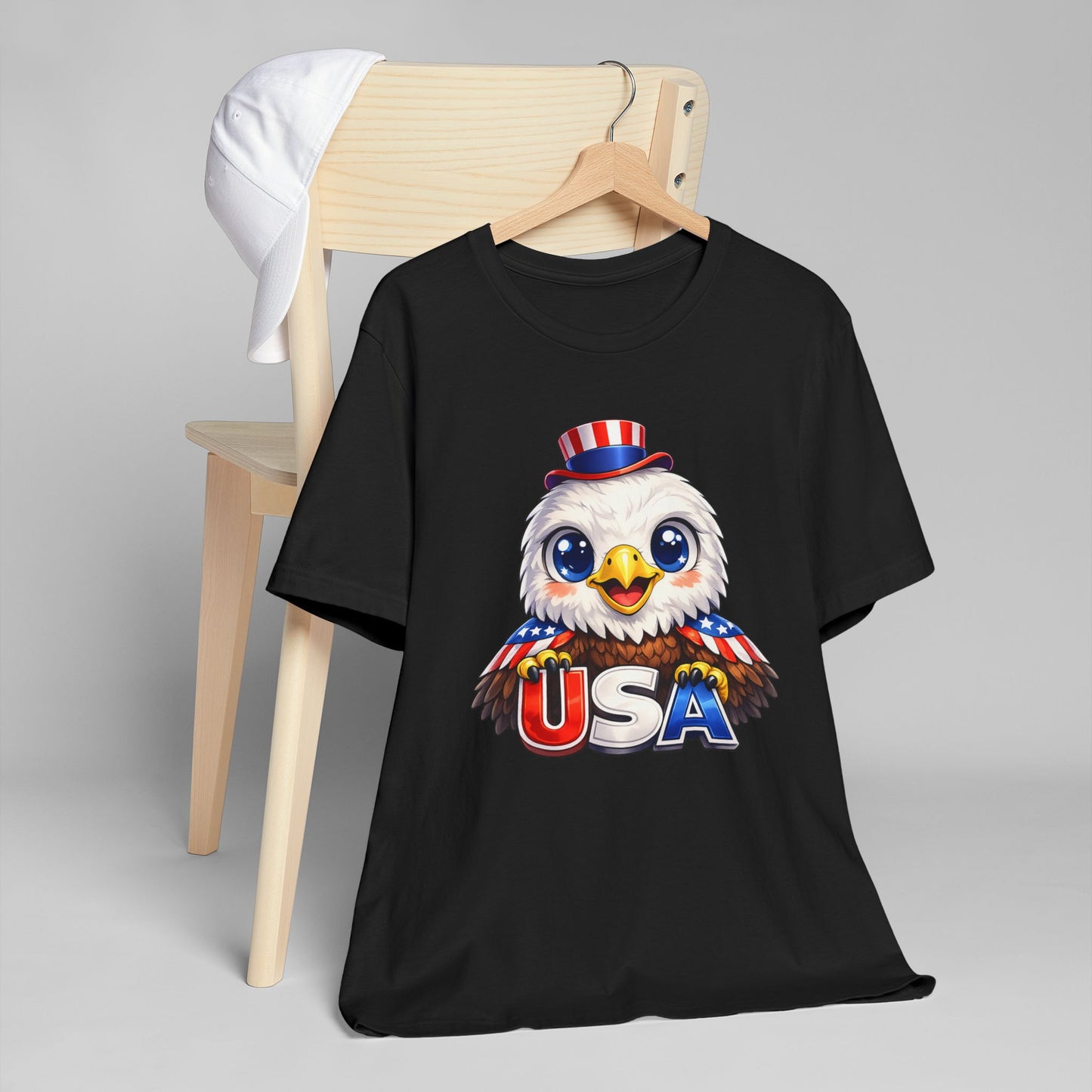 Cute USA Eagle Shirt, Patriotic Eagle T Shirt, Fourth Of July Shirt, American Flag Eagle Tee, Freedom Graphic Shirt, USA Pride Top