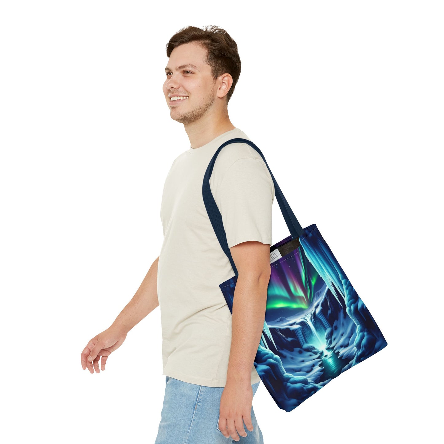 Icy Landscape Tote Bag