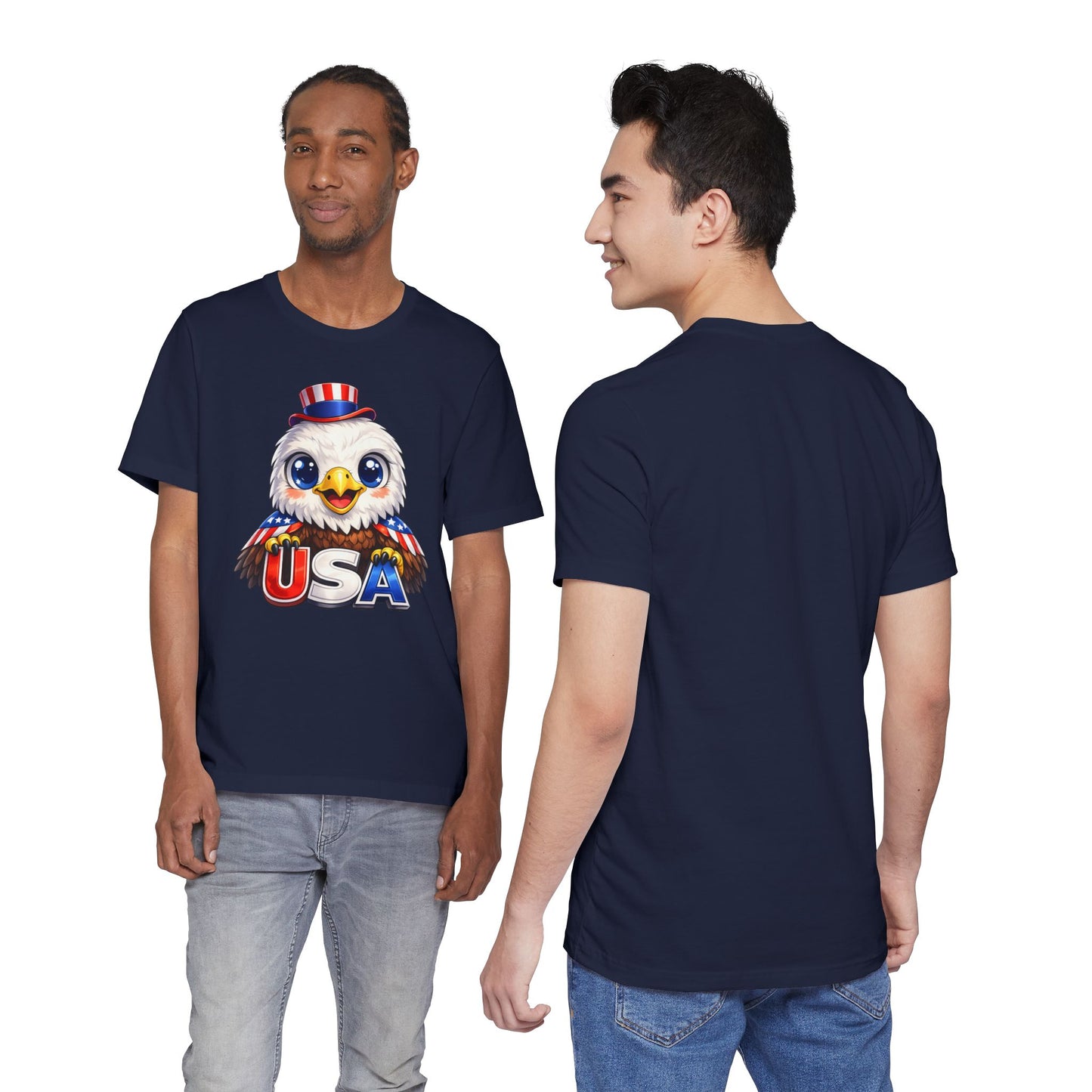 Cute USA Eagle Shirt, Patriotic Eagle T Shirt, Fourth Of July Shirt, American Flag Eagle Tee, Freedom Graphic Shirt, USA Pride Top