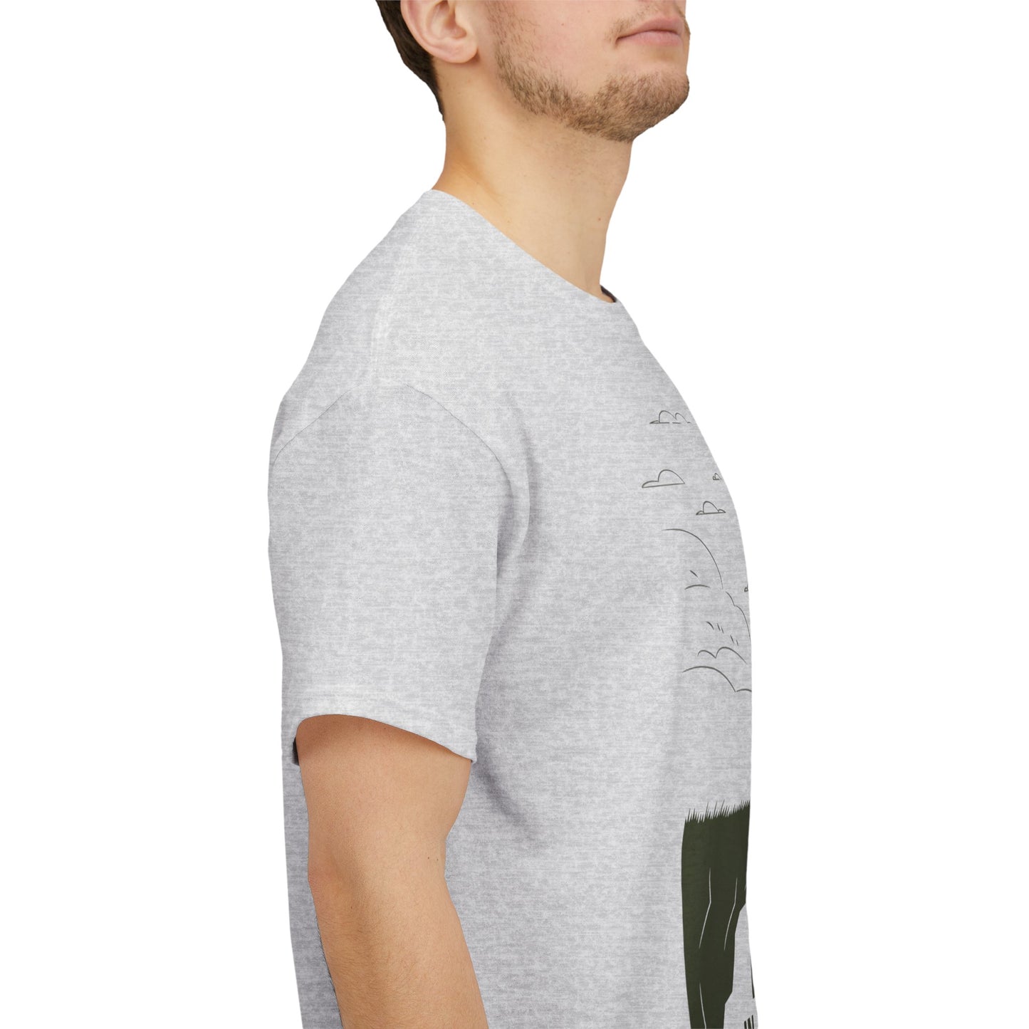 Be-Leaf In Yourself Maple Leaf Parachute T-Shirt | Funny Motivational Nature Graphic Tee | Self-Love Fall Autumn Shirt | Outdoorsy Gift