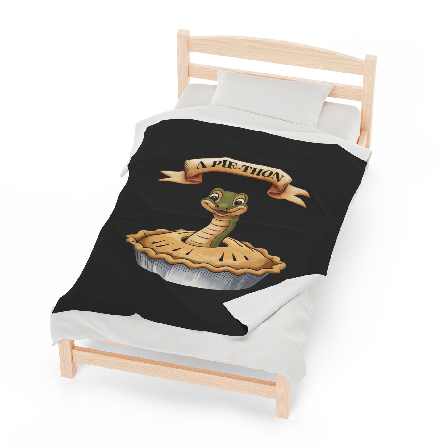 Velveteen Plush Blanket - Snake Pie-Thon Joke