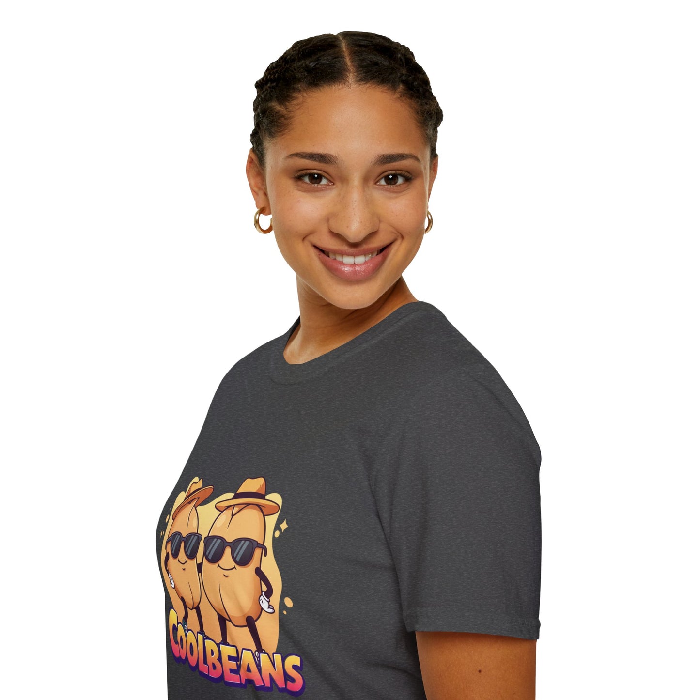 Cool Beans T-Shirt - Two Cooler-Than-Cool Beans With Sunglasses, Quirky Food-Pun Gift Tee for Him, Her or Besties - Perfect Humor and Style