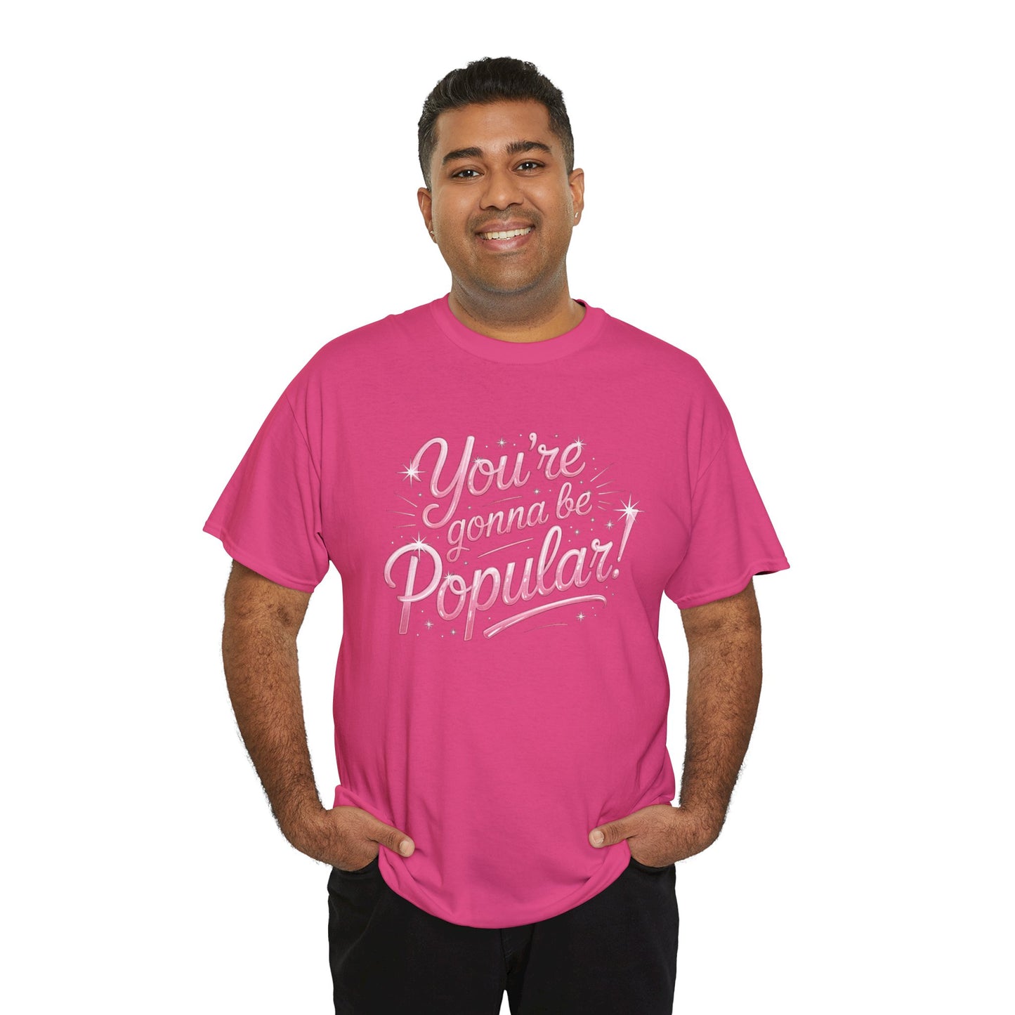 You’re Gonna Be Popular Wicked Musical Tee – Broadway Quote Shirt – Funny Retro Typography T-Shirt for Theatre Fans & Musical Lovers