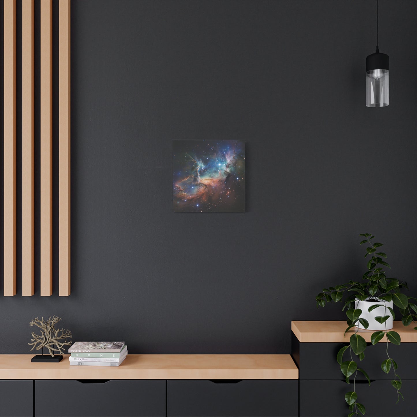 Cosmic Art Canvas Nebula Wall Decor Space Art Galactic Home Decor Modern Art Office Decor