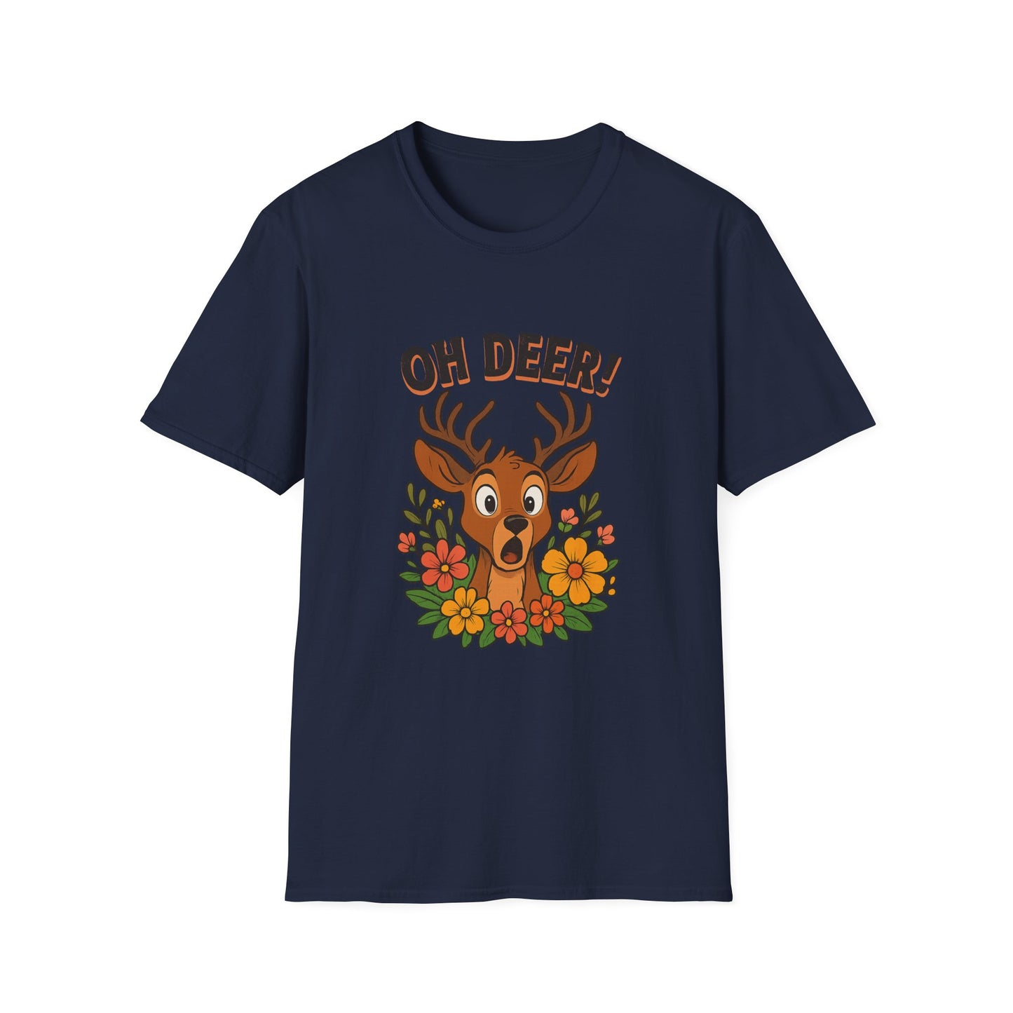 Oh Deer T-Shirt Animal Apparel Wildlife shirt Deer Tee Gift for Animal Lovers