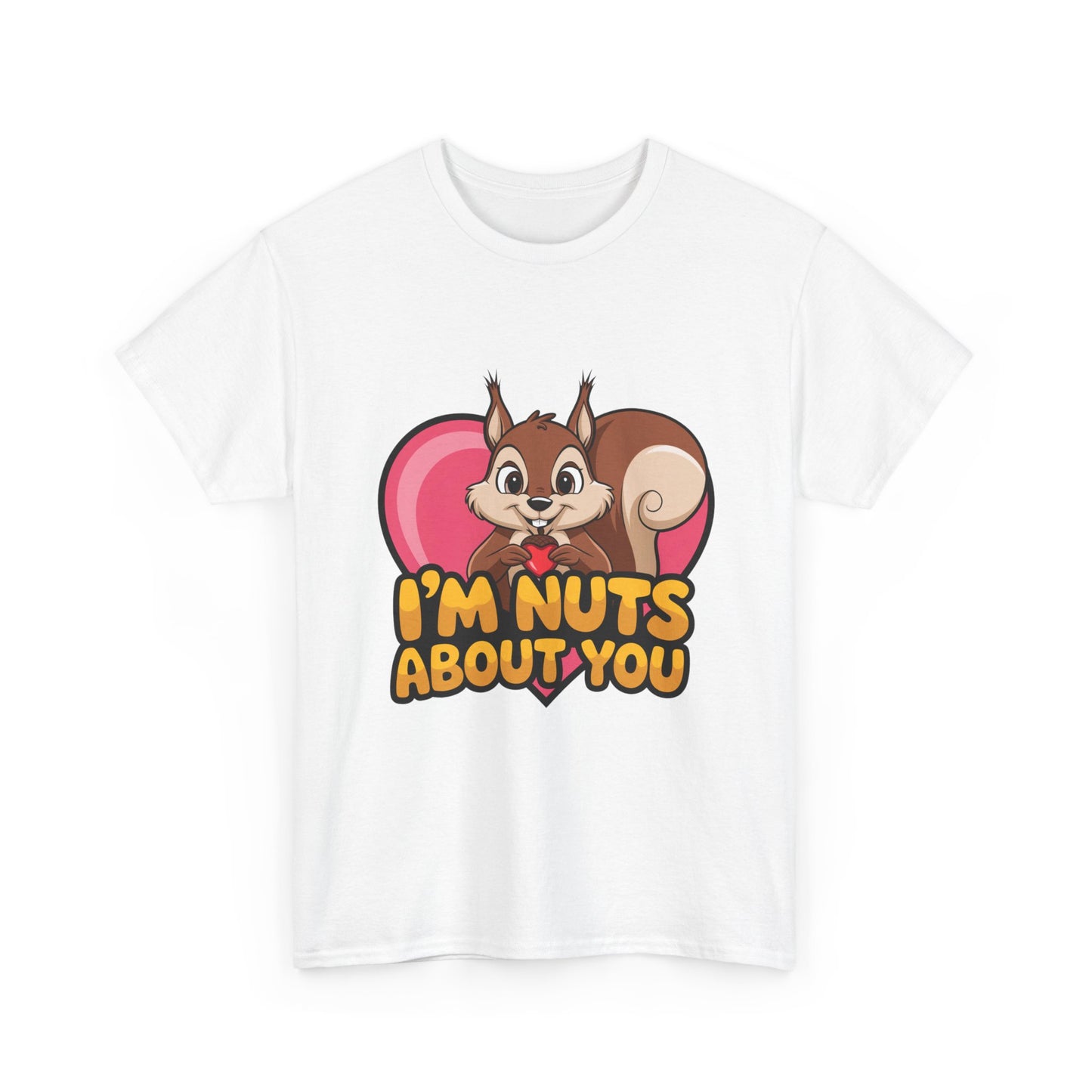 I’m Nuts About You Shirt, Funny Valentine Shirt, Squirrel Love T Shirt, Cute Animal Pun Tee, Valentine Gift For Him Her