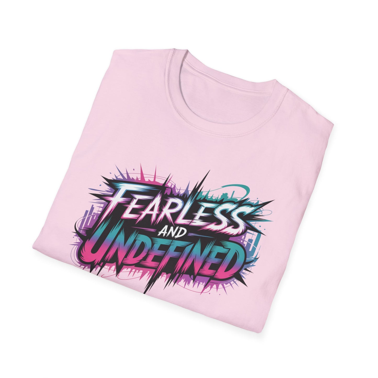 Fearless And Undefined T-Shirt, KPop Anime Inspired Graphic Tee, Empowering Quote Shirt, Bold Aesthetic Top For Fans, Dreamers, And Performers