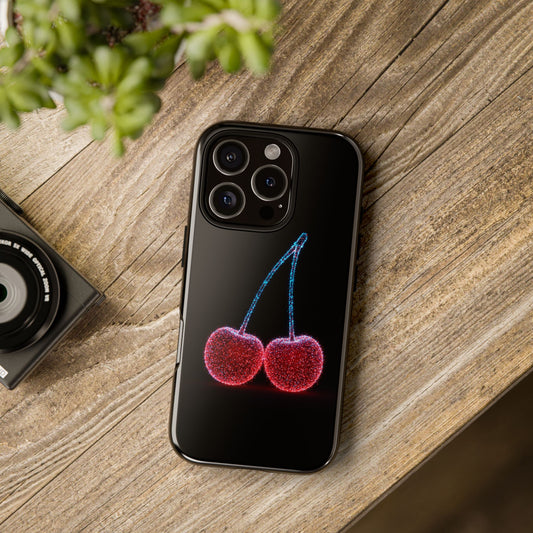 iPhone Case Bioluminescent Cherries Cherry Phone Case Cherry iPhone Case