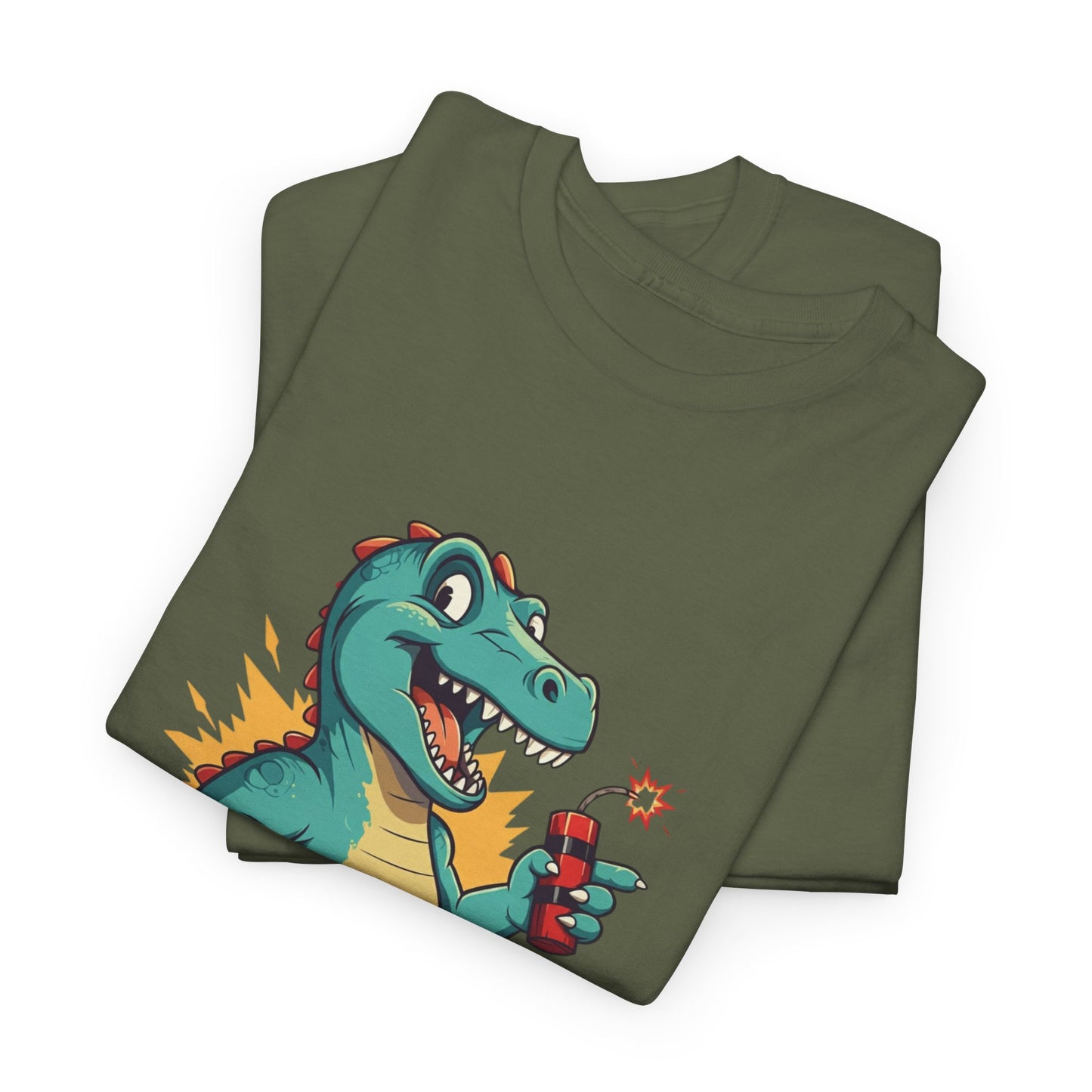 You Are Dino-Mite T-Shirt – Funny Dinosaur Graphic Tee | Cute T-Rex Shirt for Kids & Adults | Unisex Dino Lover Gift | Explosion Design