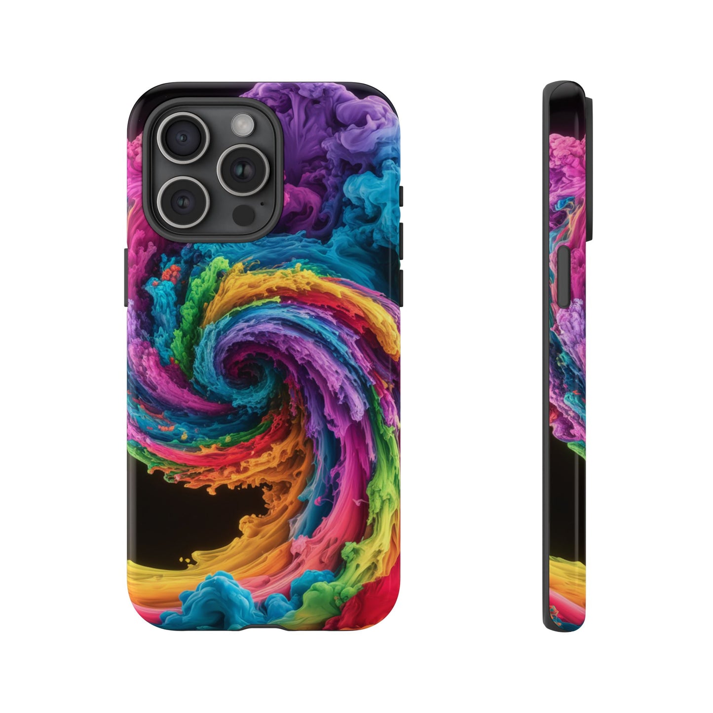 iPhone Case - Colorful Swirl Design