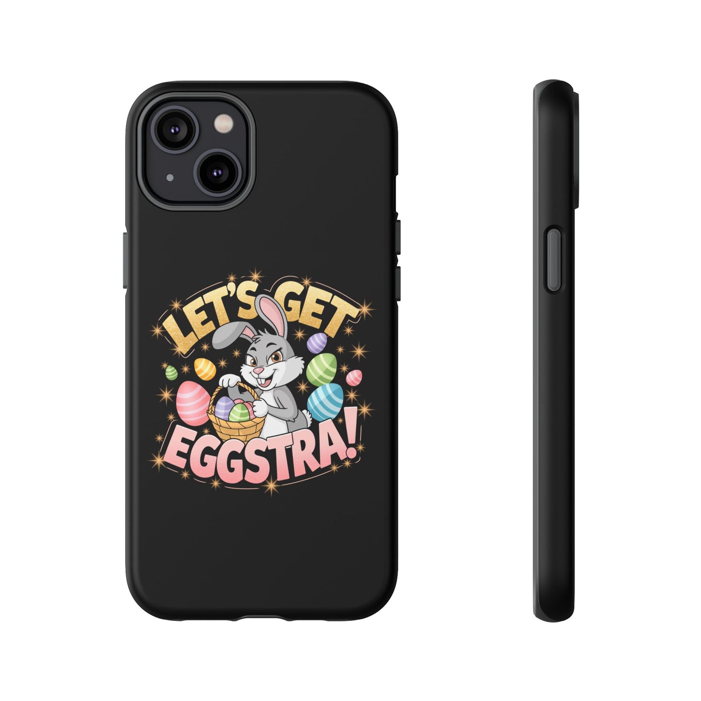 iPhone Case Easter Bunny 'Let's Get Eggstra Phone Case Easter iPhone Case
