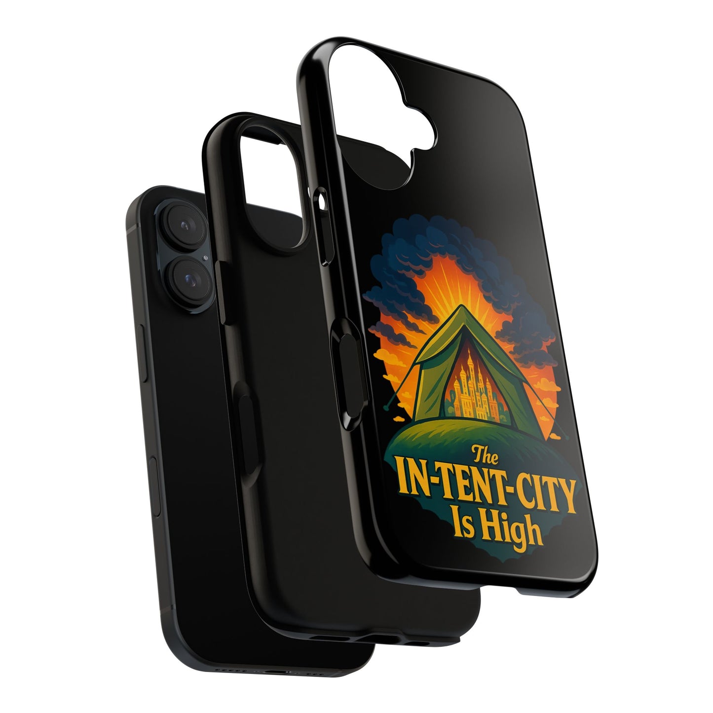 iPhone Case - The In-Tent-City is High Design Intense Phone Case Funny Intensity iPhone Case