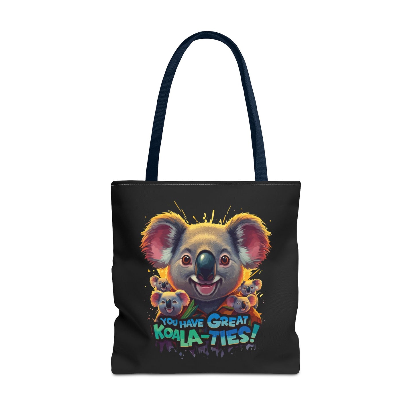 Koala Tote Bag – Funny Animal Pun Bag with Cute Koala Design – Reusable Grocery, Beach, or Everyday Carry Bag – Gift for Koala Lovers