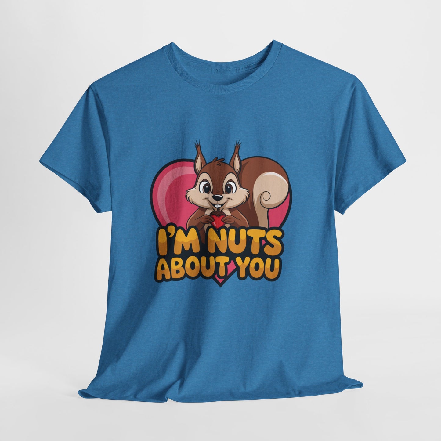 I’m Nuts About You Shirt, Funny Valentine Shirt, Squirrel Love T Shirt, Cute Animal Pun Tee, Valentine Gift For Him Her