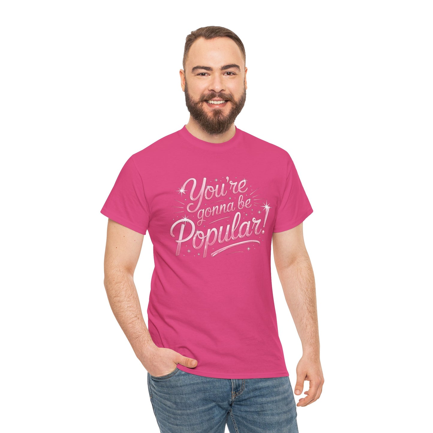 You’re Gonna Be Popular Wicked Musical Tee – Broadway Quote Shirt – Funny Retro Typography T-Shirt for Theatre Fans & Musical Lovers