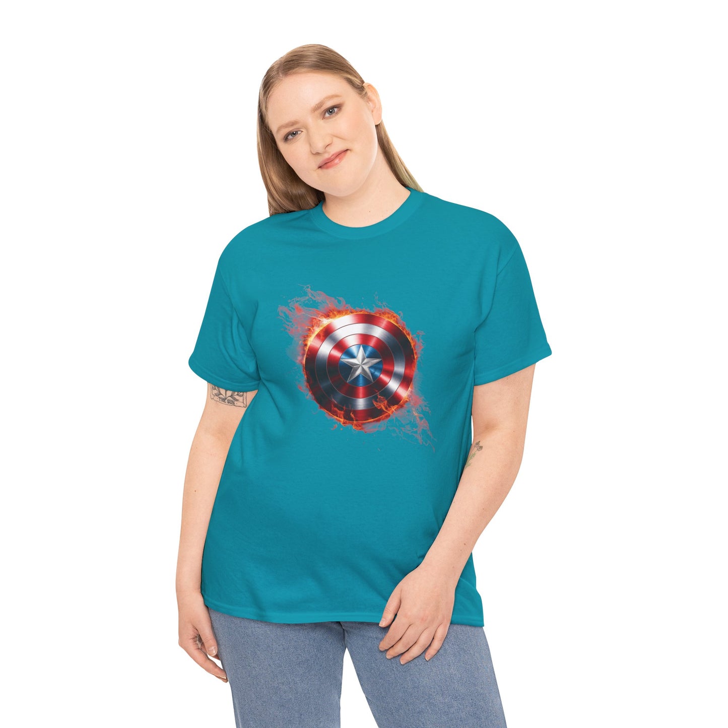 Captain America Flame Tee
