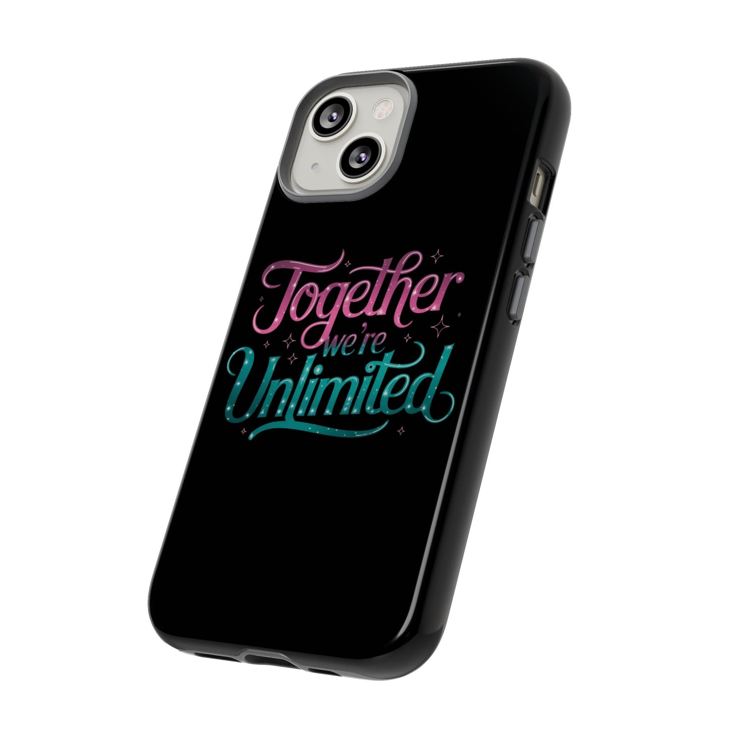 iPhone Case with Musical Quote Together We're Unlimited Musical Phone Case