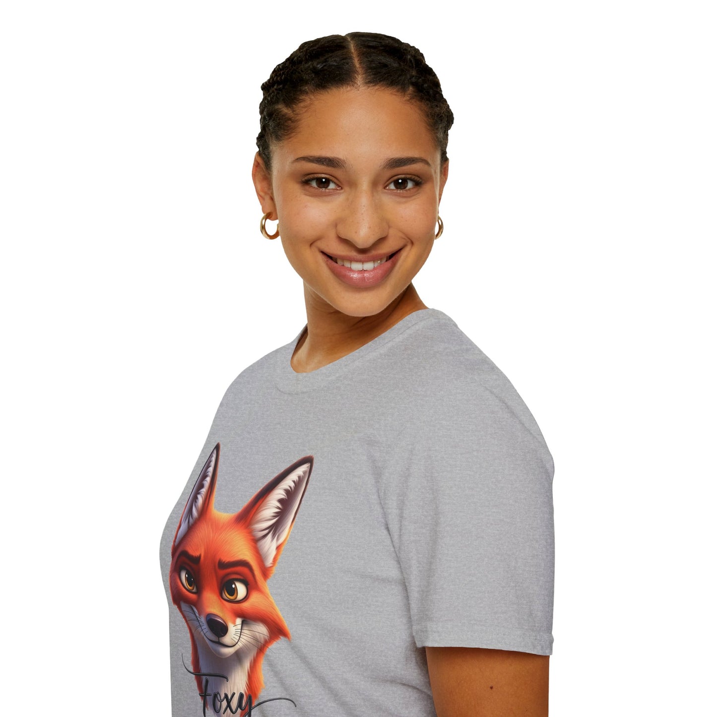 Foxy T-Shirt, Cute Fox Graphic Tee, Animal Lover Shirt, Fun And Confident Top, Playful Pun Gift, Soft Cotton Tee For Everyday Wear
