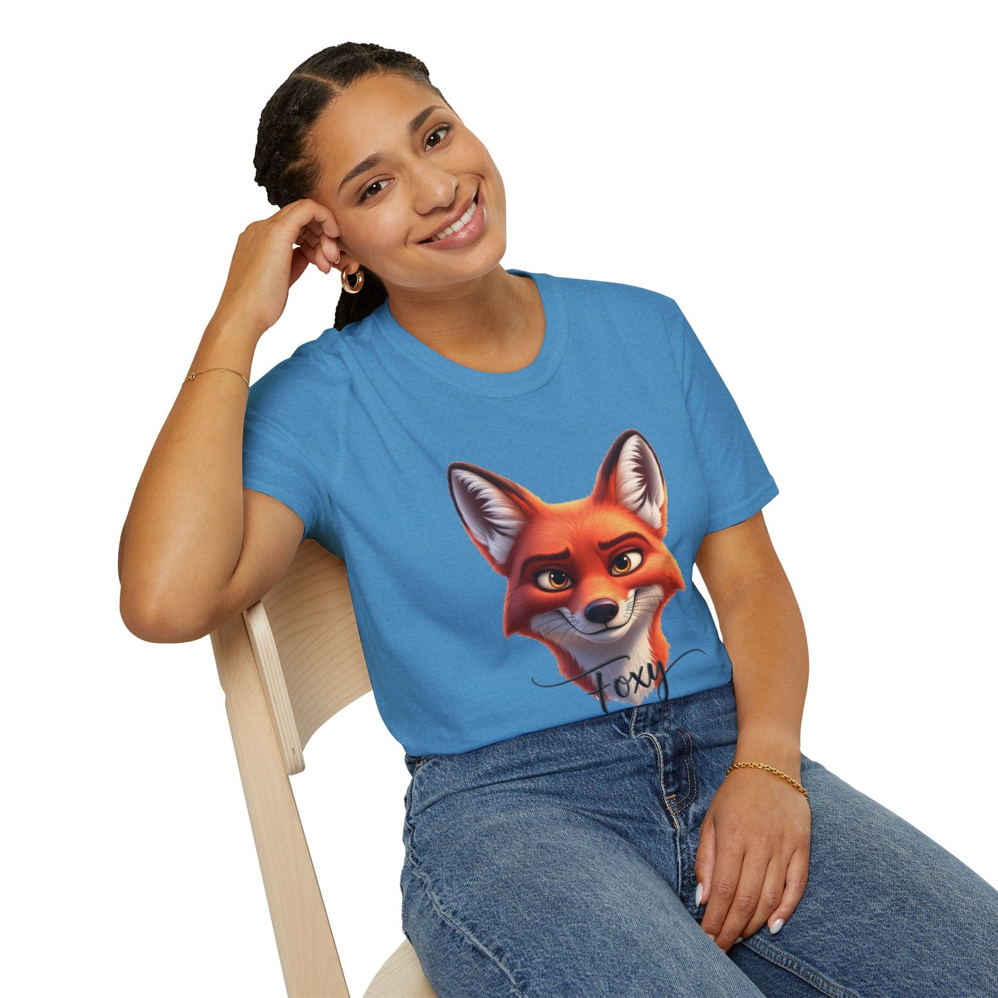 Foxy T-Shirt, Cute Fox Graphic Tee, Animal Lover Shirt, Fun And Confident Top, Playful Pun Gift, Soft Cotton Tee For Everyday Wear