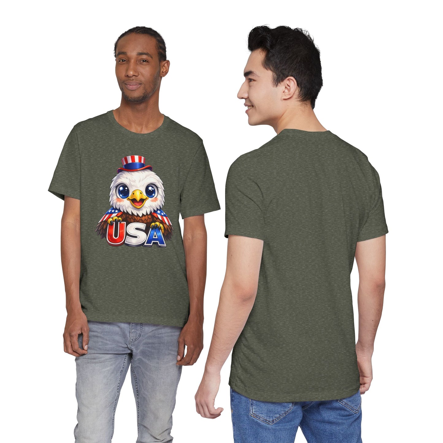 Cute USA Eagle Shirt, Patriotic Eagle T Shirt, Fourth Of July Shirt, American Flag Eagle Tee, Freedom Graphic Shirt, USA Pride Top