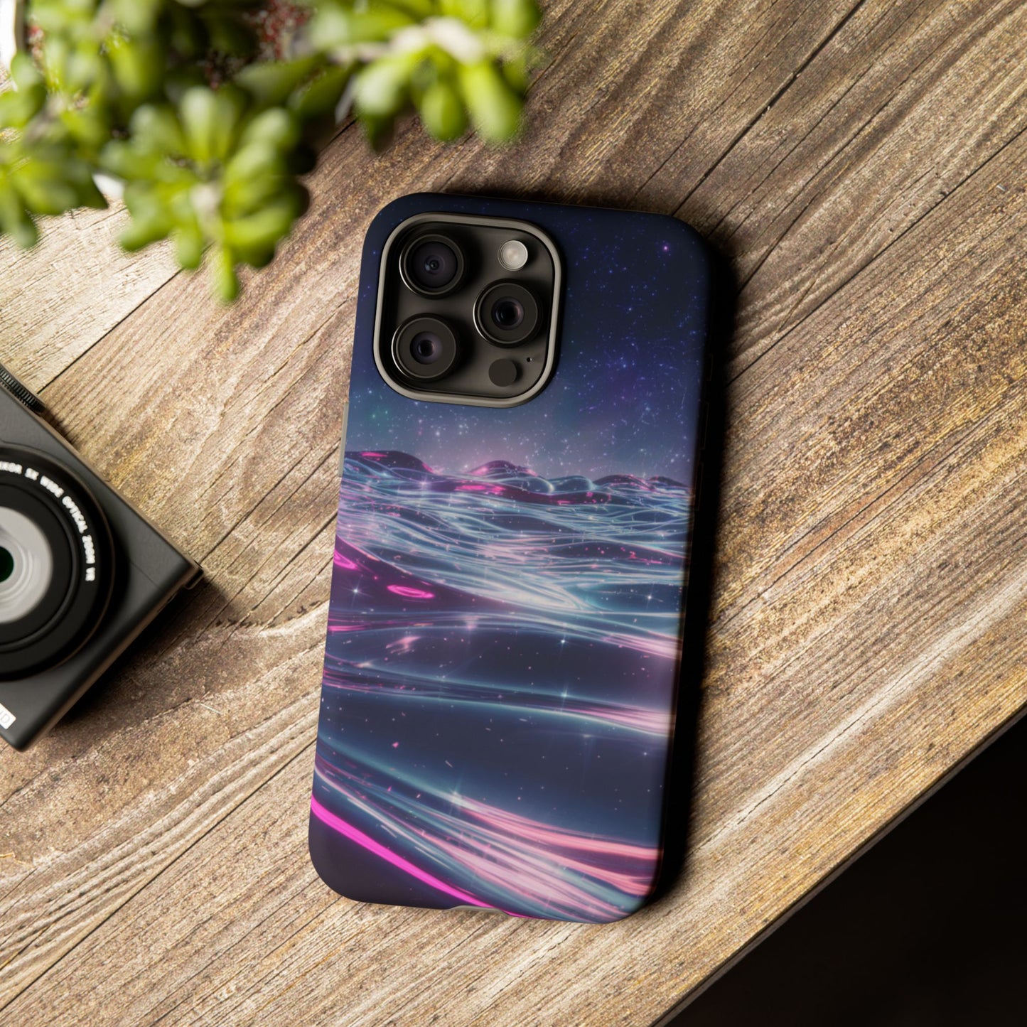 iPhone Case - Galactic Ocean and Sky Tough Case