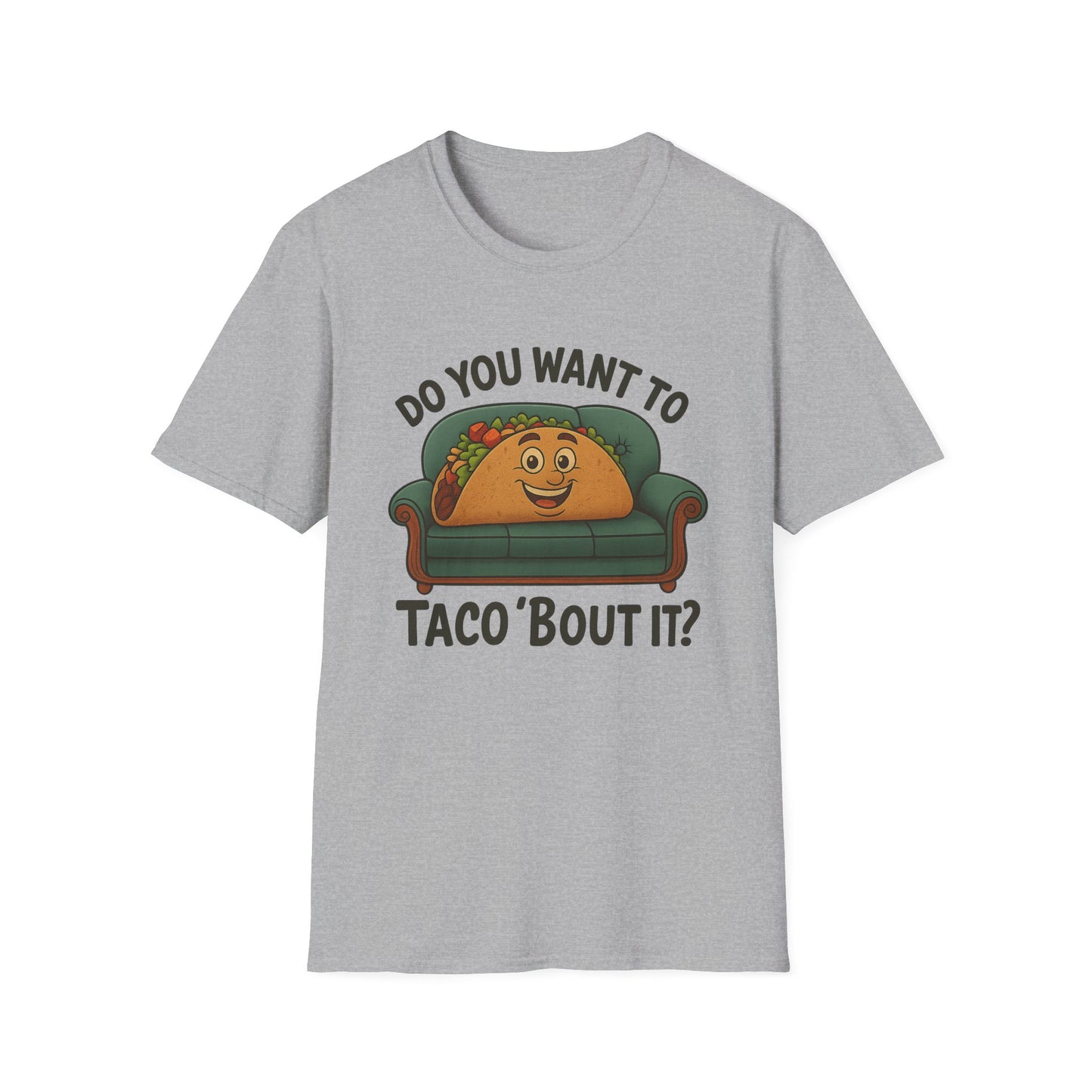 Do You Want to Taco ‘Bout It? Funny Taco Shirt - Cute Foodie Tee - Pun Humor Gift - Food Lover T-Shirt - Cinco de Mayo Outfit
