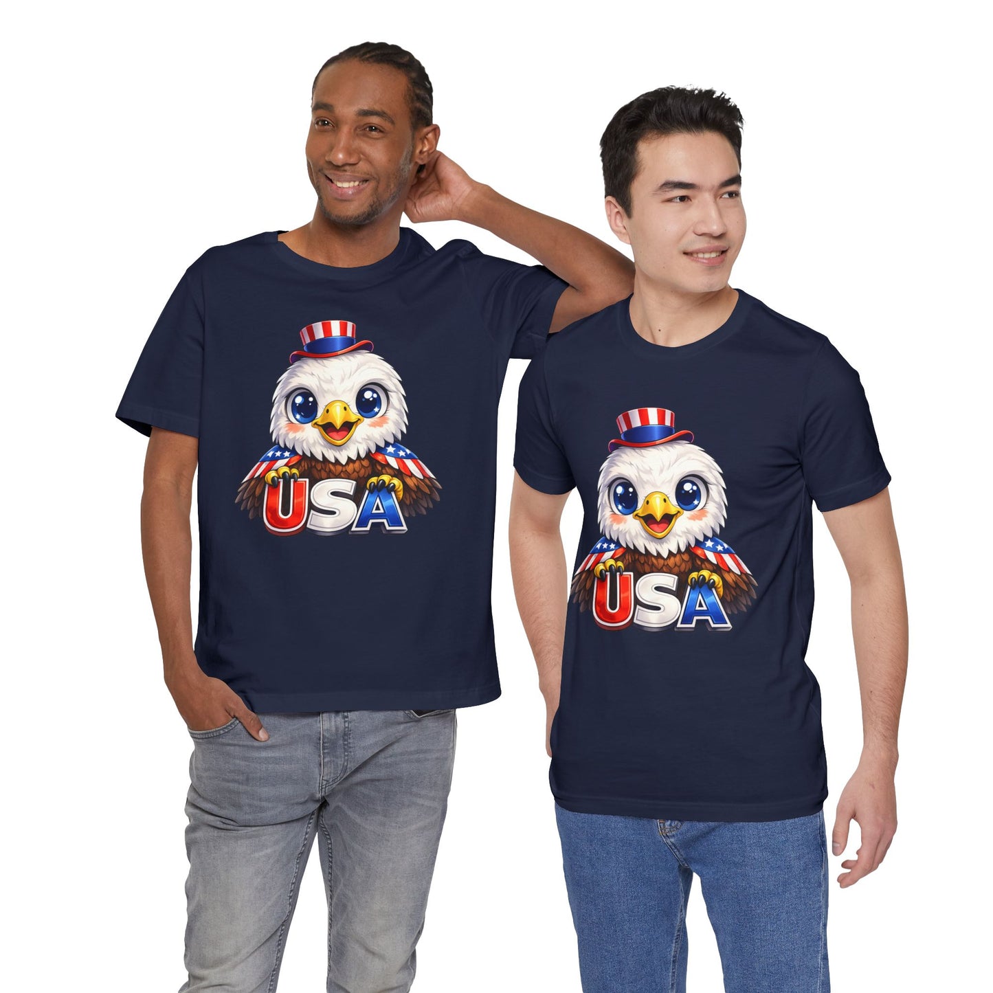 Cute USA Eagle Shirt, Patriotic Eagle T Shirt, Fourth Of July Shirt, American Flag Eagle Tee, Freedom Graphic Shirt, USA Pride Top