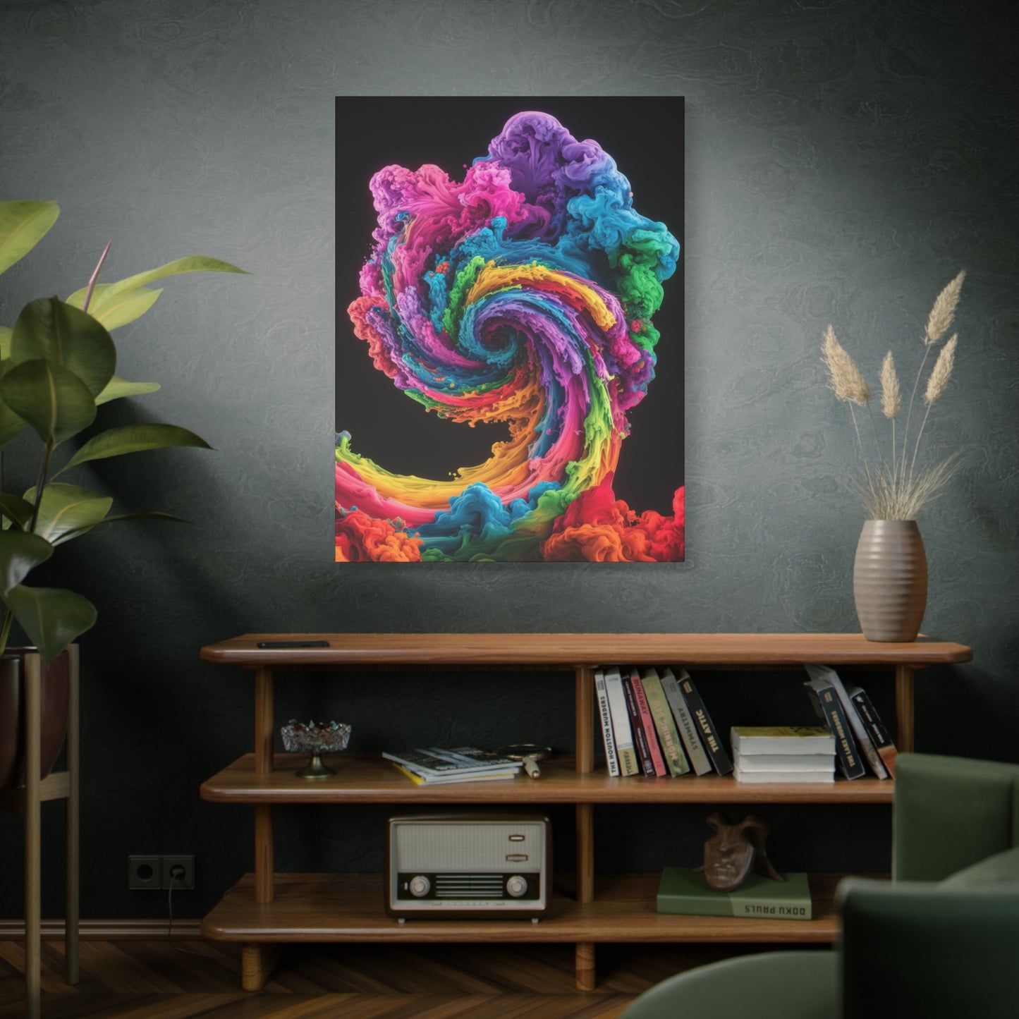 Colorful Swirl Wall Art