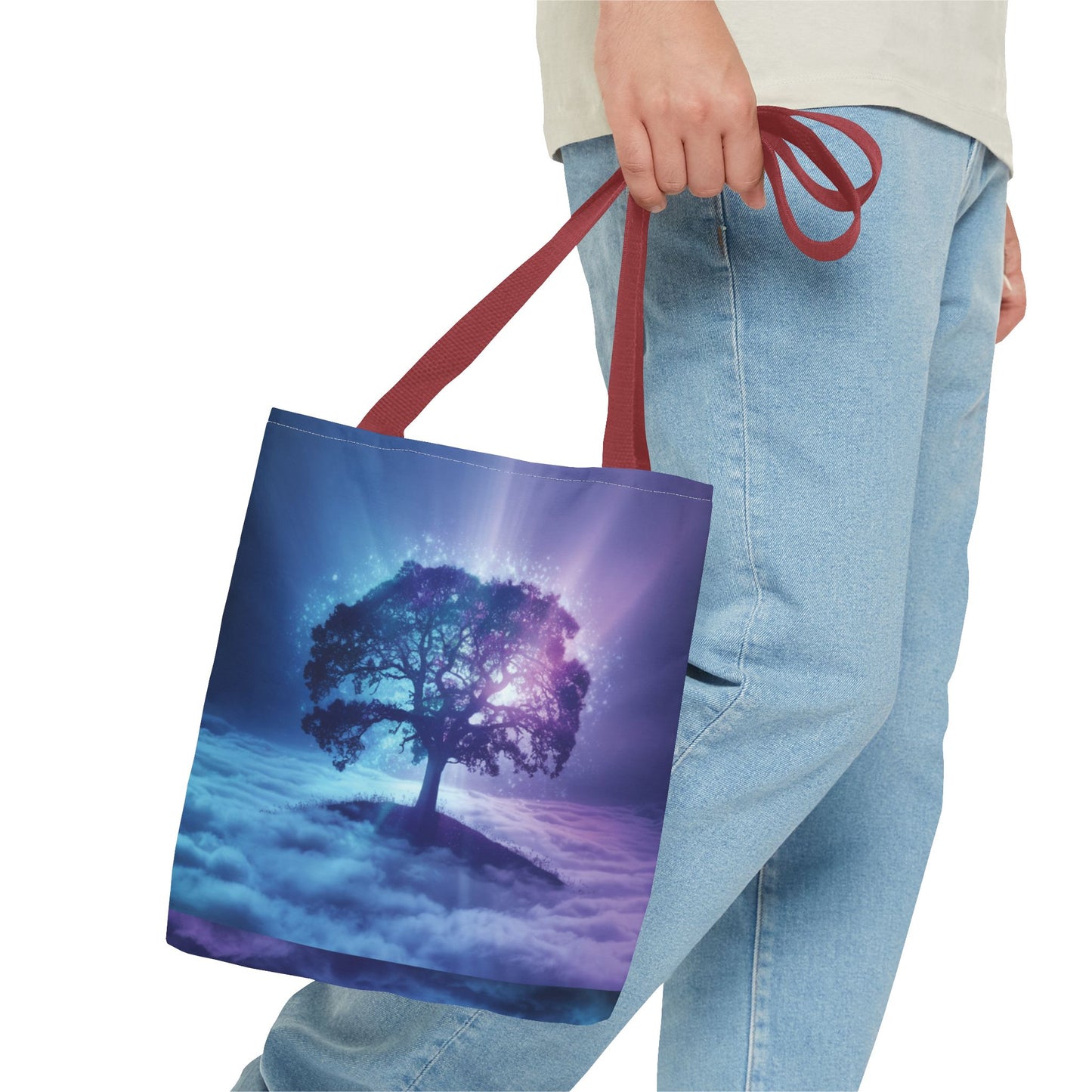 Tree Clouds Tote Bag