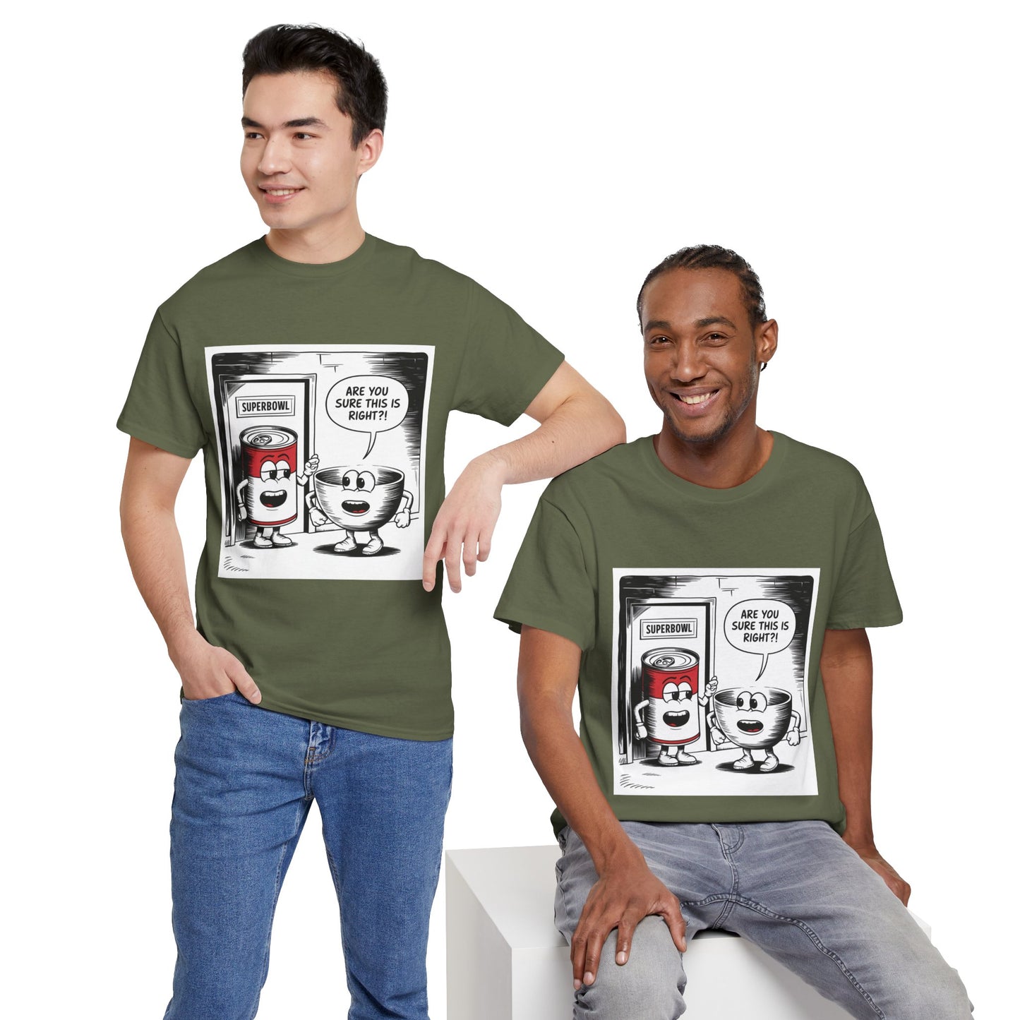 Comic Unisex Tee - Superbowl Design